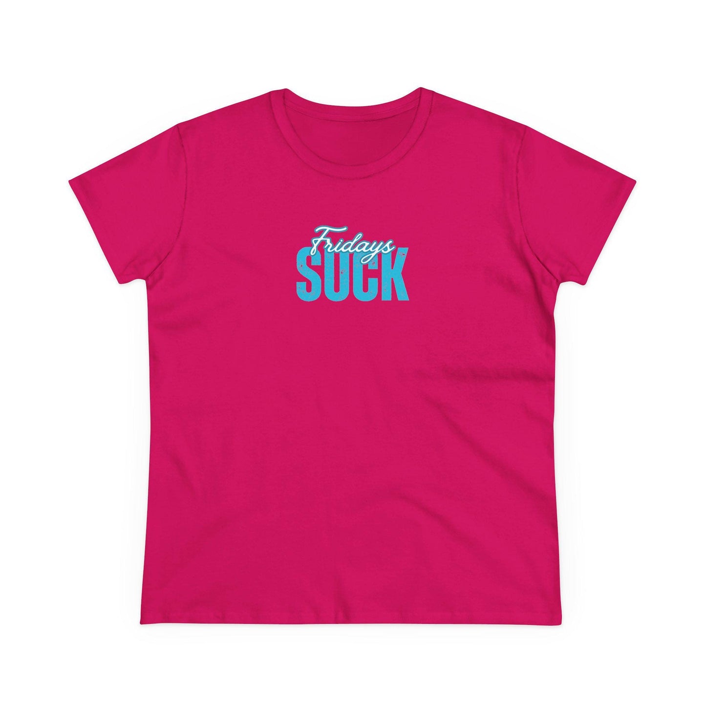 Fridays Suck T-Shirt, Beachwear, Gift for Her, Fun Summer Style, Relaxed Fit, Women's Tee, Baby Tee, Gift for her,Breakup gift,Wedding Tee