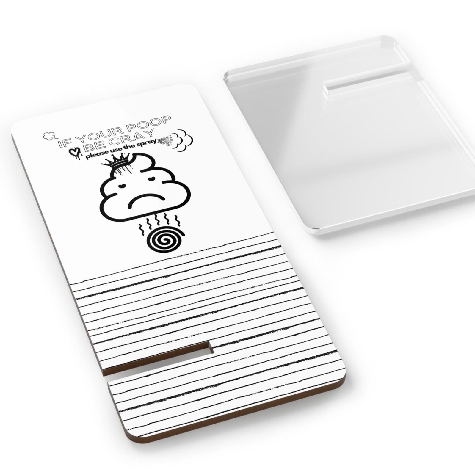 Humorous Mobile Display Stand for Smartphones, Desk Accessory, Gift for Teachers, Fun Office Decor, Phone Holder for All Occasions