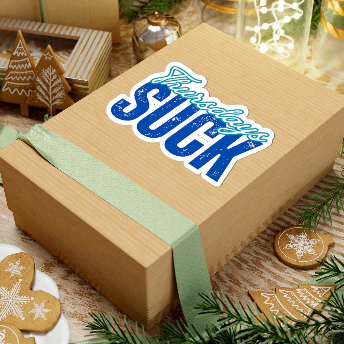 Thursdays Suck Stickers, Motivational Laptop Decals, Inspirational Wall Art, Office Humor, Gift Ideas for Friends, Kiss-Cut Sticker Pack