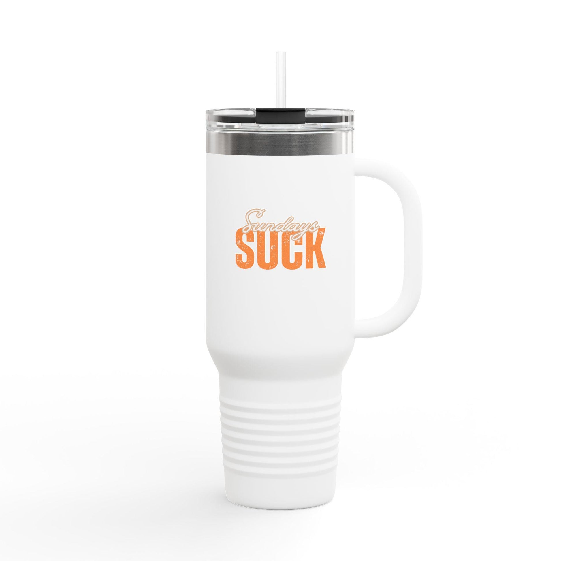 Sundays SUCK Insulated Travel Mug, 40oz - Coffee Lovers Gift,Road Trip Cup, Humor Travel Mug, Gifts for Friends,Birthday Gift,Breakup