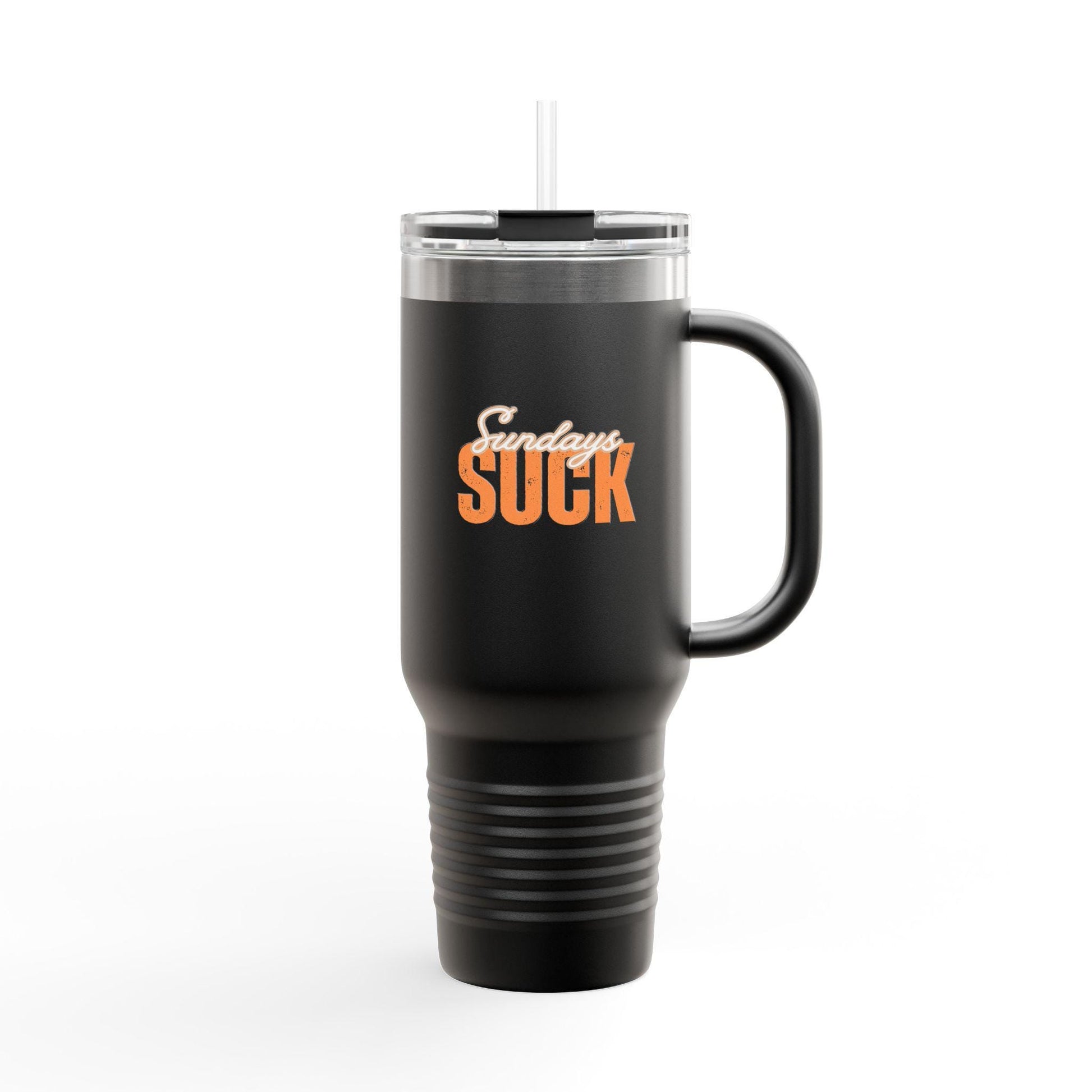 Sundays SUCK Insulated Travel Mug, 40oz - Coffee Lovers Gift,Road Trip Cup, Humor Travel Mug, Gifts for Friends,Birthday Gift,Breakup