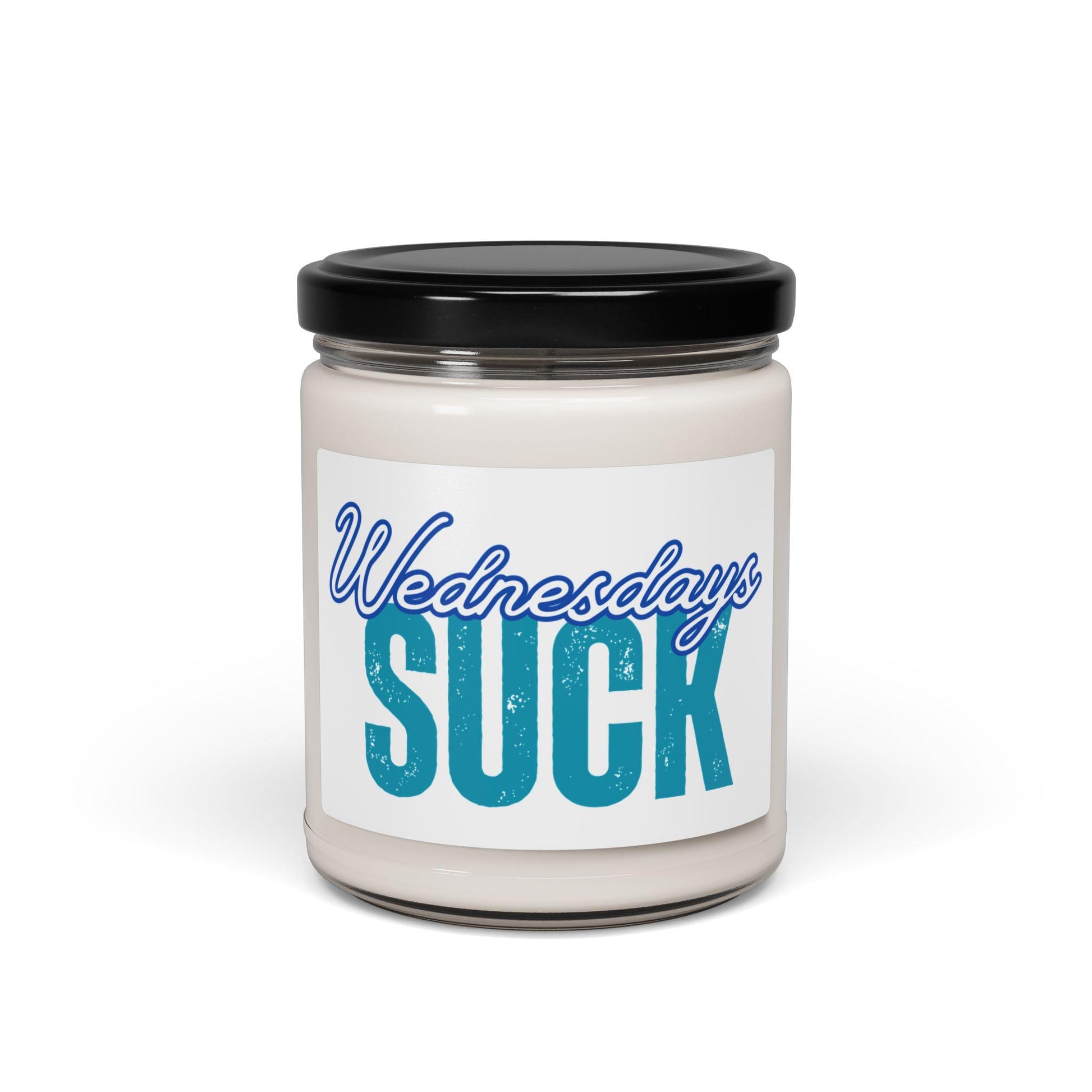 Scented Candle, Wednesday Blues Relaxing Home Fragrance, Gift for Bosses, Hilarious Desk Decor, Self-Care Essential, Wednesdays SUCK Candle