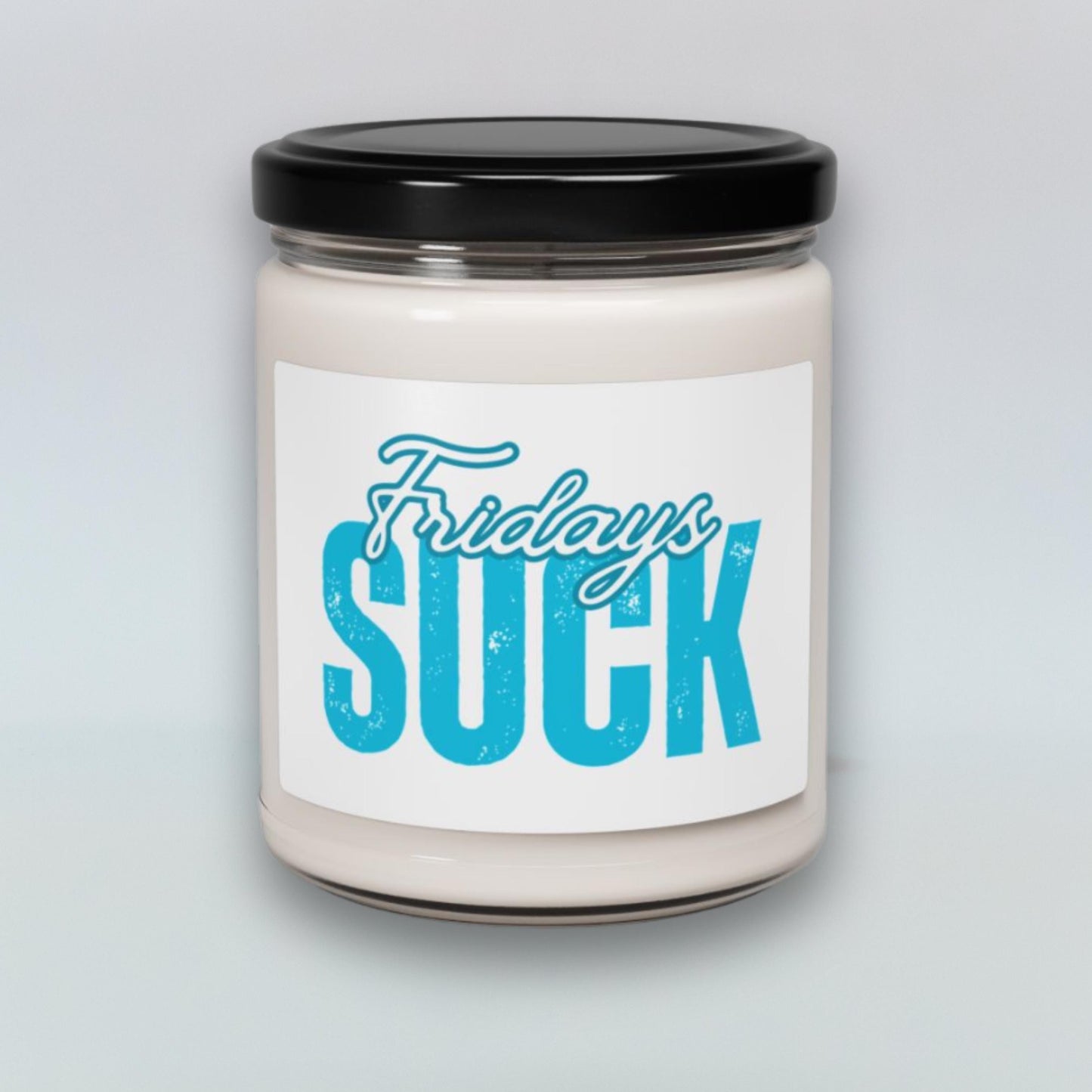 Scented Candle, Friday Blues Relaxing Home Fragrance, Gift for Bosses, Hilarious Desk Decor, Self-Care Essential, Friadys SUCK Candle