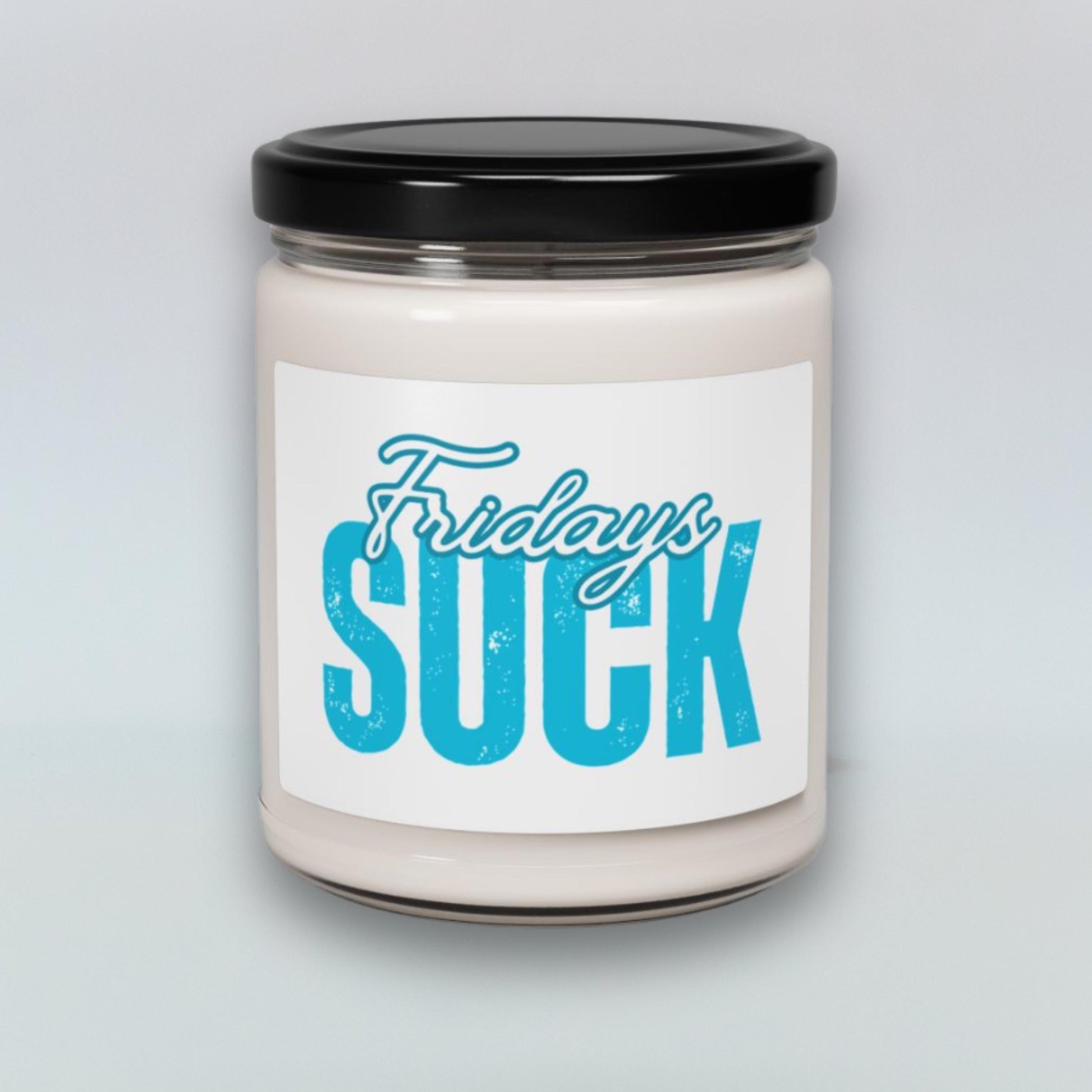 Scented Candle, Friday Blues Relaxing Home Fragrance, Gift for Bosses, Hilarious Desk Decor, Self-Care Essential, Friadys SUCK Candle