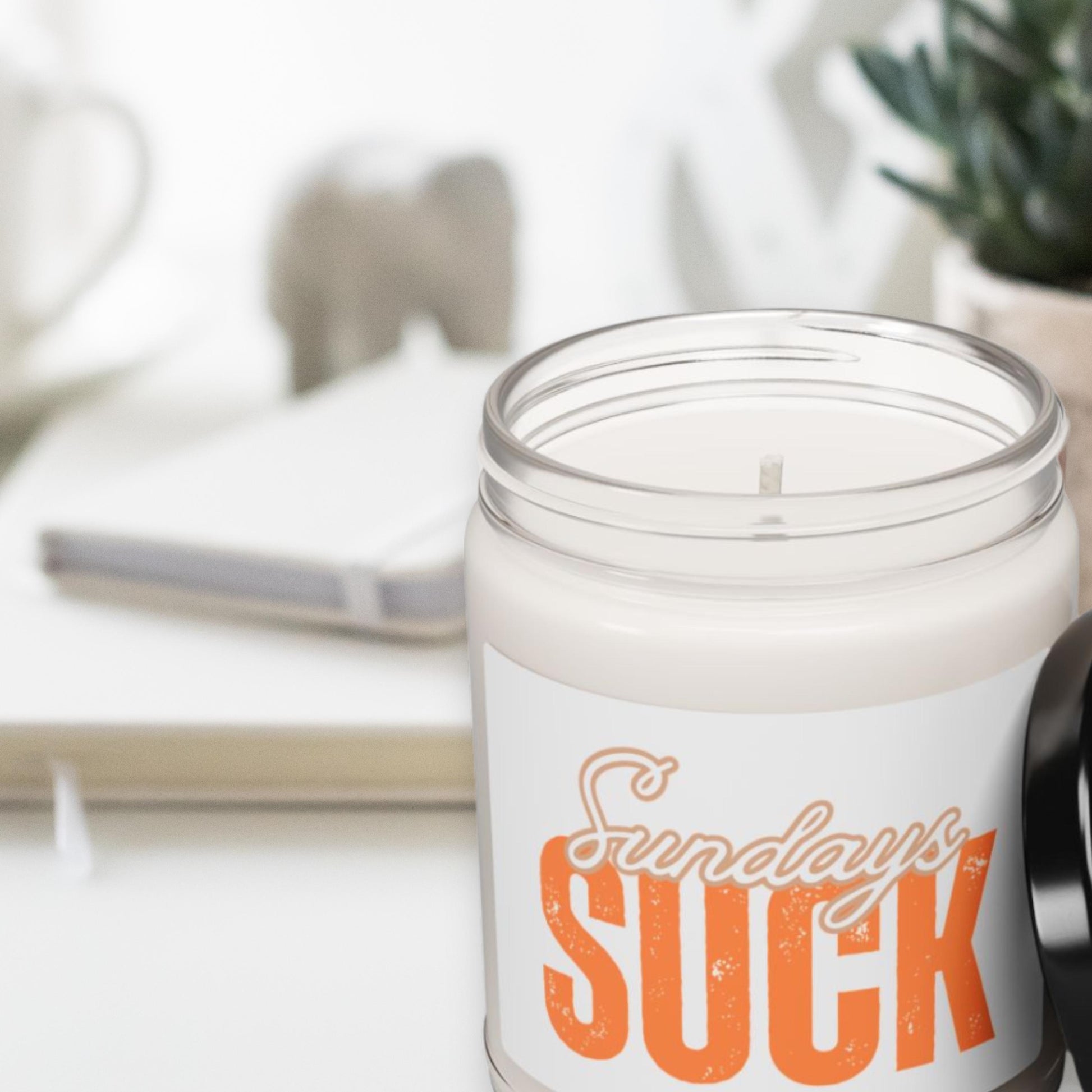 Scented Candle,Sunday Blues Relaxing Home Fragrance, Gift for Bosses, Hilarious Desk Decor, Self-Care Essential, Sundays SUCK Candle Gift