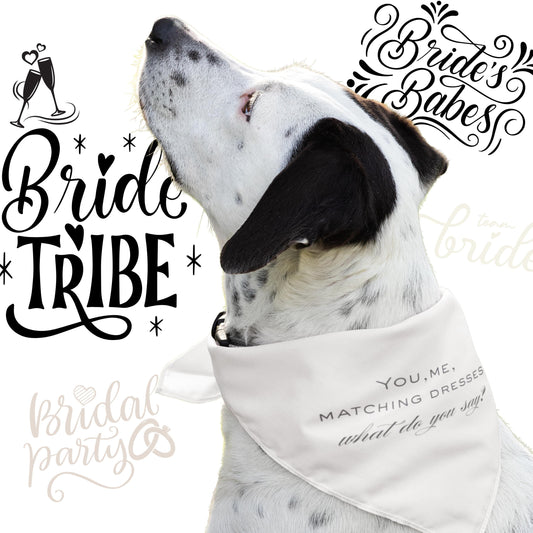 Pet Bridesmaid Proposal Shirt – “You, Me, Matching Dresses” | Custom Dog Wedding Shirt | Funny Bridesmaid Ask | Bridal Party Reveal Idea