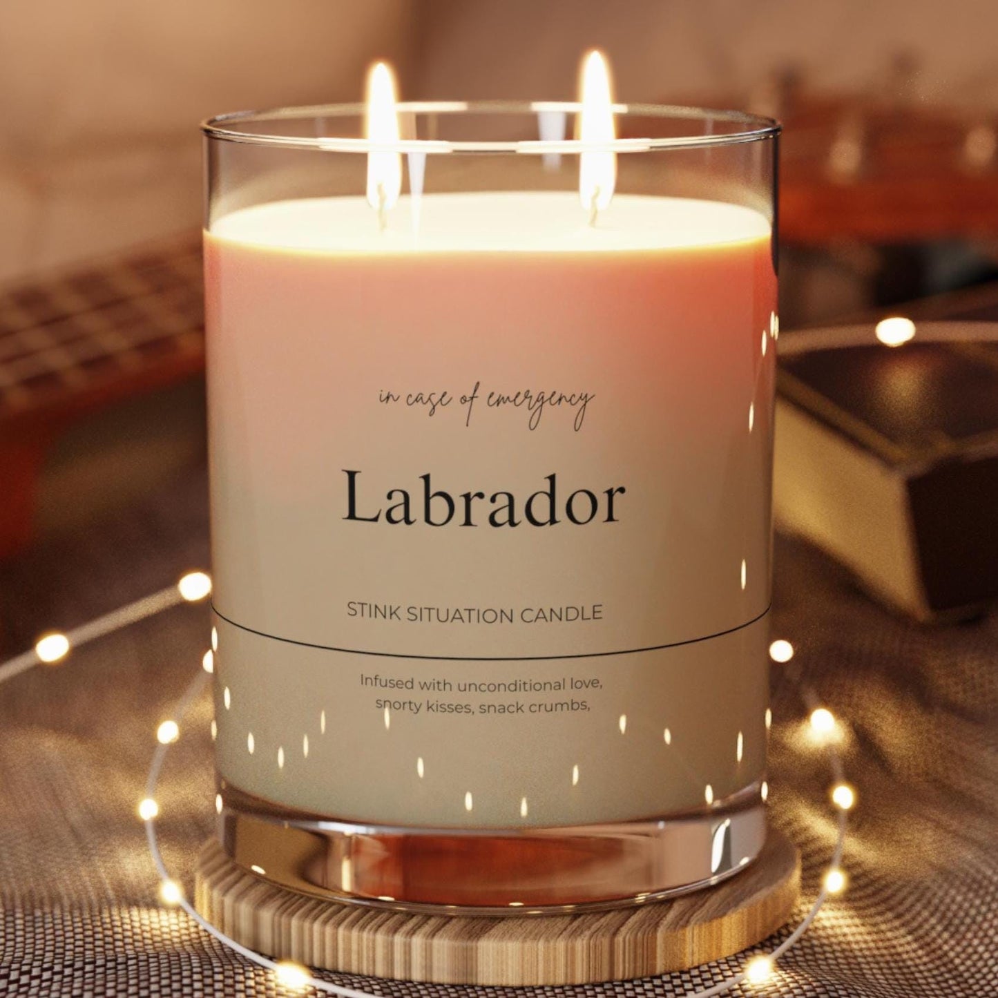 LABRADOR Funny Candle, Soy Candle 11oz Glass,New Pet Parent Gift, Frenchie Dog Mom Dad Birthday Gift for Dog Lover