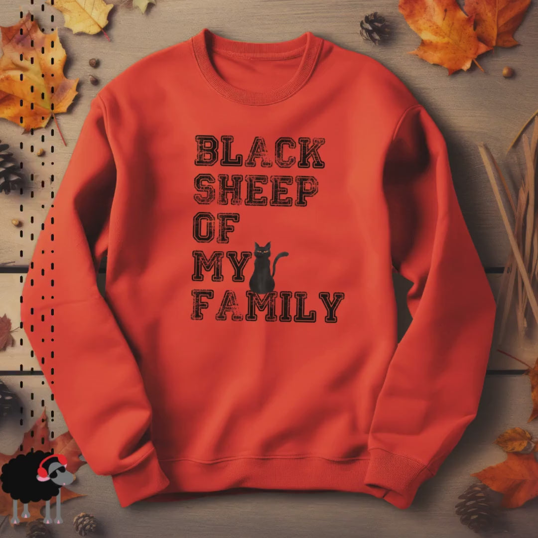 Black Sheep Of My Family Crewneck sSweatshirt,Halloween Sweatshirt,Halloween Apparel, Cozy Halloween sweatshirt,Trick Or Treat shirt, Retro