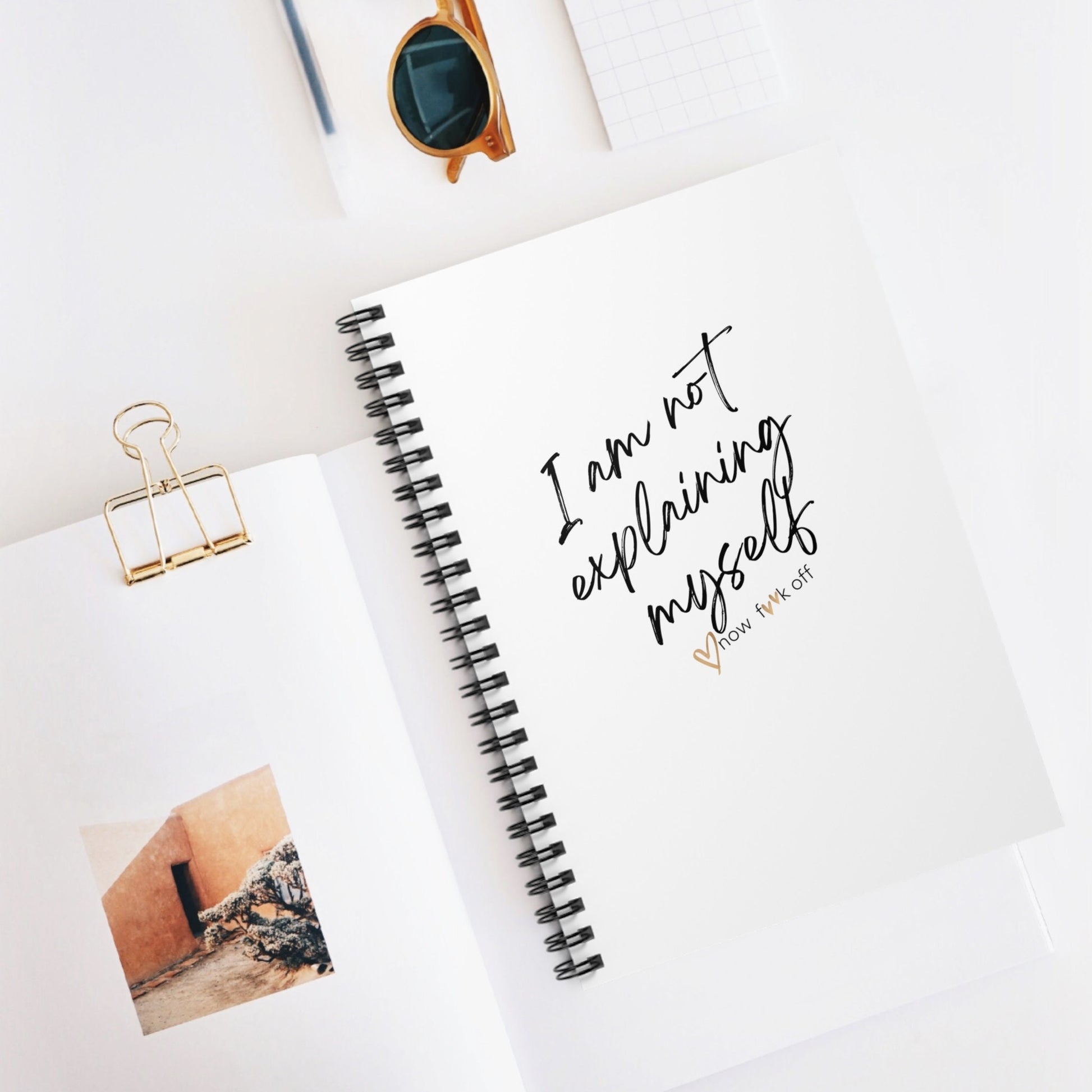I am not explaining myself now f**k off! Journal/Notebook,Sarcasm Journal,Funny Notebook,Attitude Journal,Adult Humor
