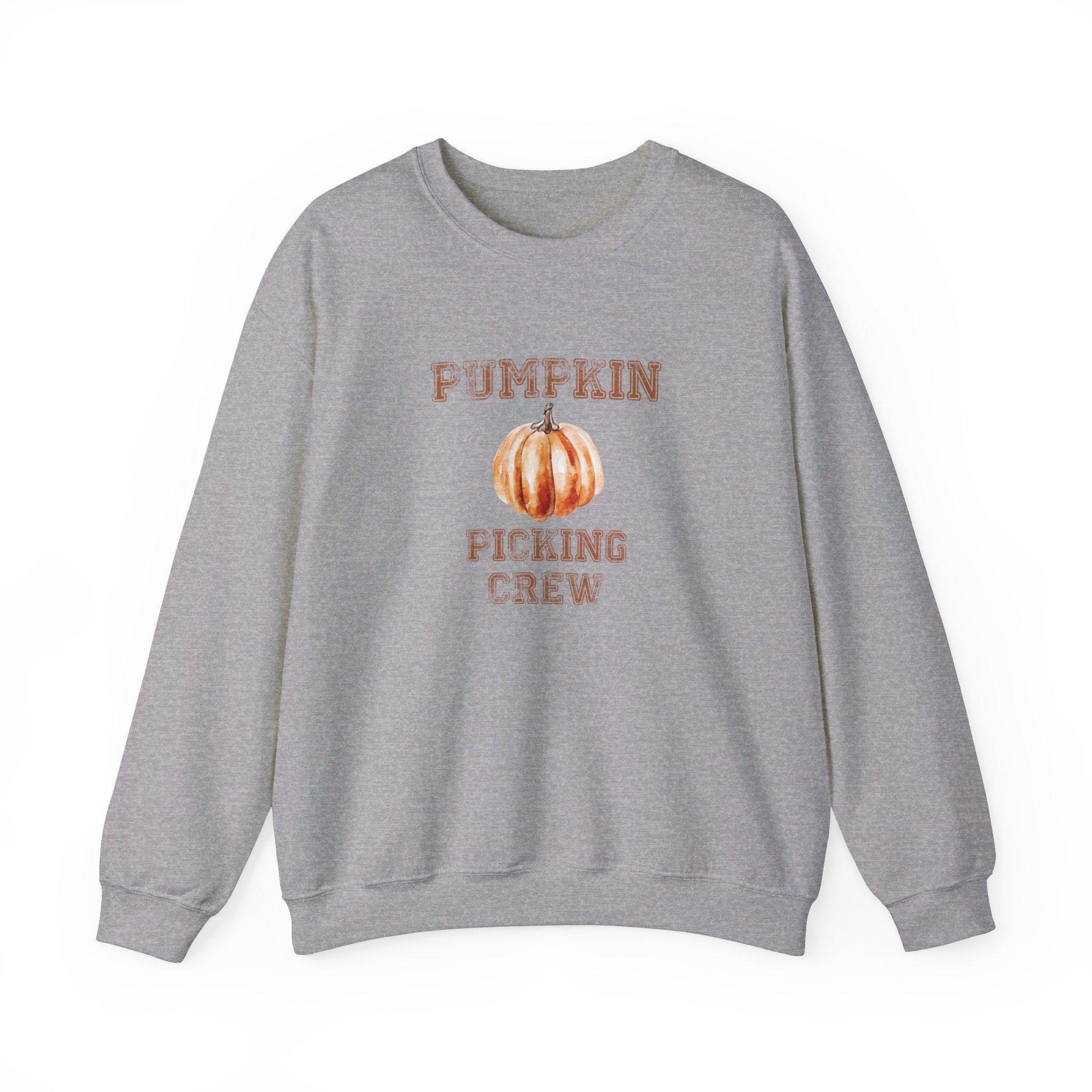 Pumpkin Picking Crew Crewneck Sweatshirt,Family Halloween Sweatshirt, Halloween apparel ,Group Halloween sweatshirt,Trick or treat shirt