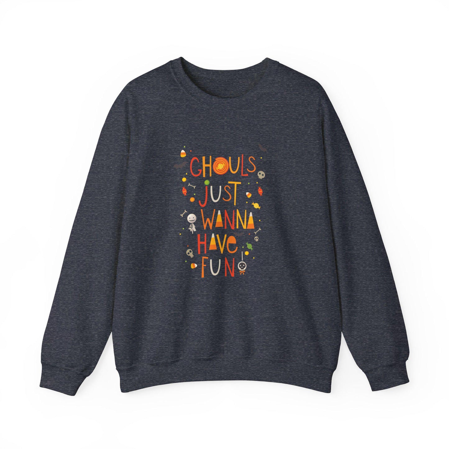 Ghouls Just Wanna Have Fun Crewneck Sweatshirt,Halloween Sweatshirt,Halloween apparel, Cozy Halloween sweatshirt,Trick or treat shirt,Retro