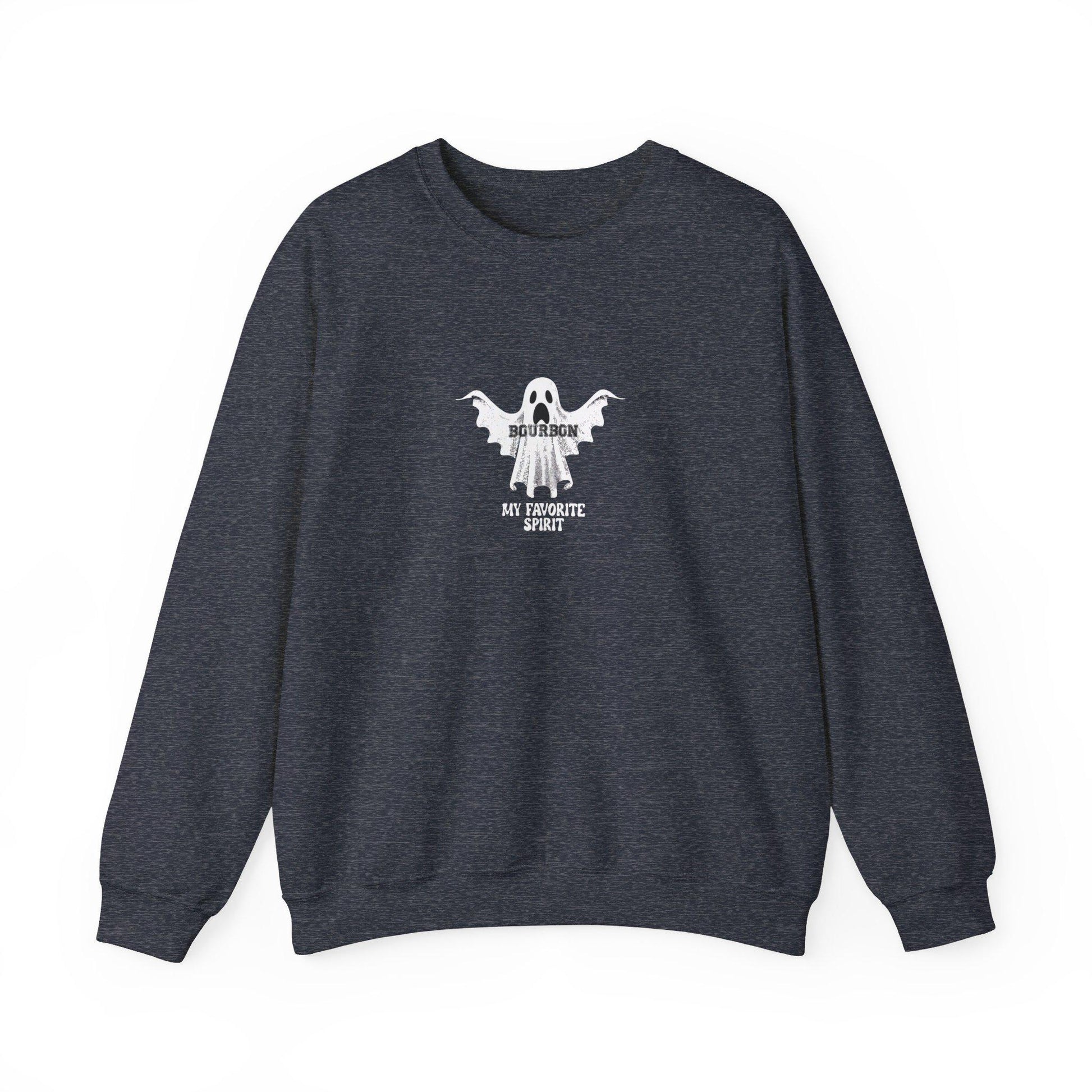 Bourbon My Favorite SPIRIT Crewneck Sweatshirt,Halloween Sweatshirt, Halloween apparel, Cozy Halloween sweatshirt,Trick or treat shirt,Retro