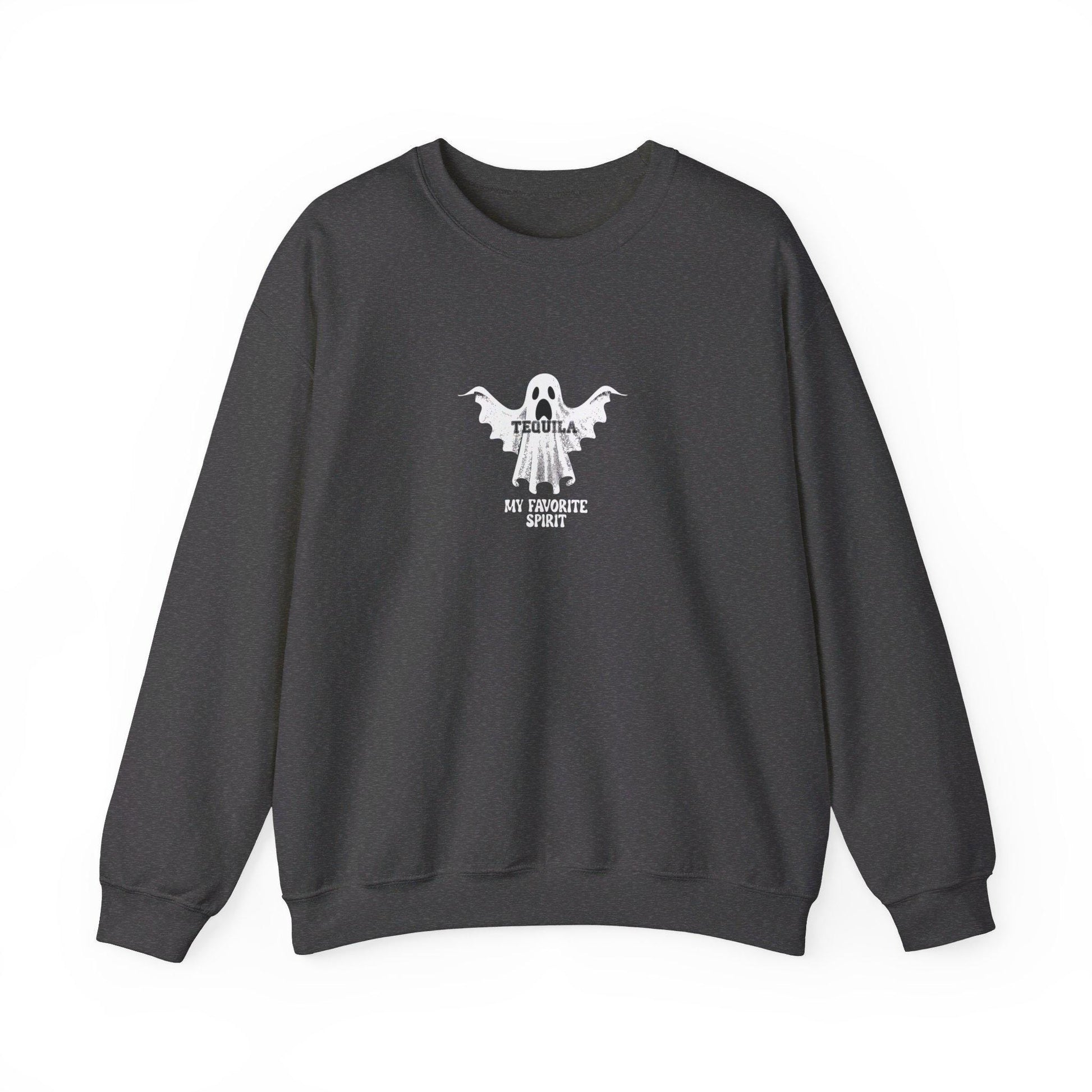 My Favorite Spirit Tequila Crewneck Sweatshirt,Halloween Sweatshirt, Halloween apparel, Cozy Halloween sweatshirt, Trick or treat shirt