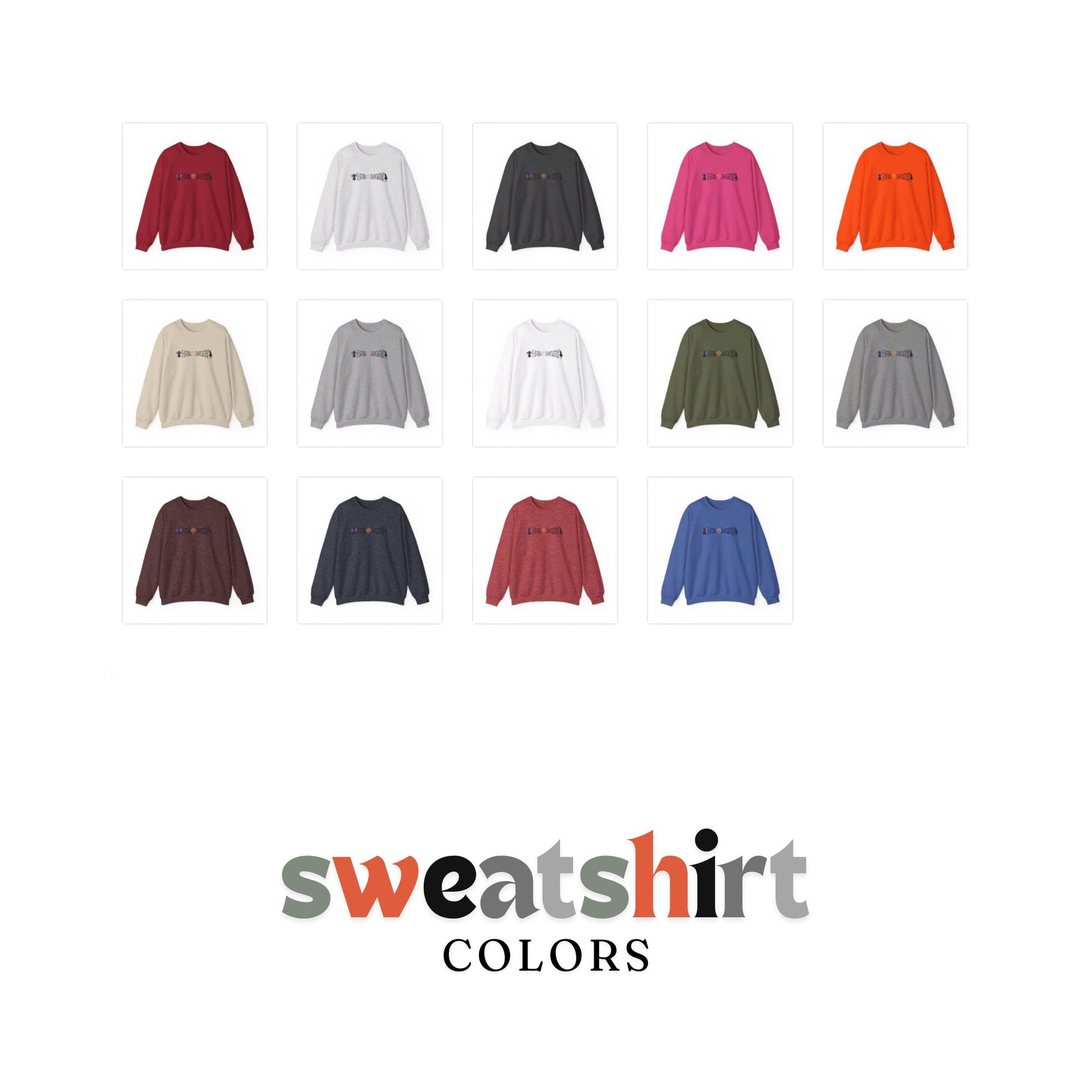 Wear this Halloween Sweatshirt for the Halloween Fan! Unisex sizing.
Don’t miss out on the chance to add some fun to your Halloween wardrobe. Click &quot;Add to Cart&quot; and get ready to turn heads this spooky season!