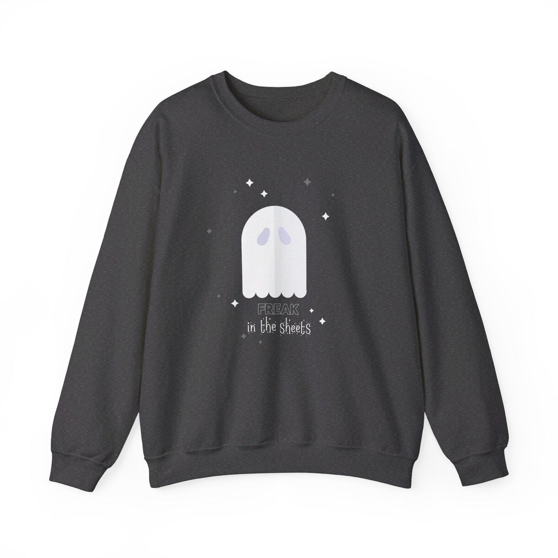 Freak In The Sheets, Halloween Crewneck Sweatshirt, Halloween apparel, Cozy Halloween sweatshirt, Trick or treat shirt, Retro Apparel