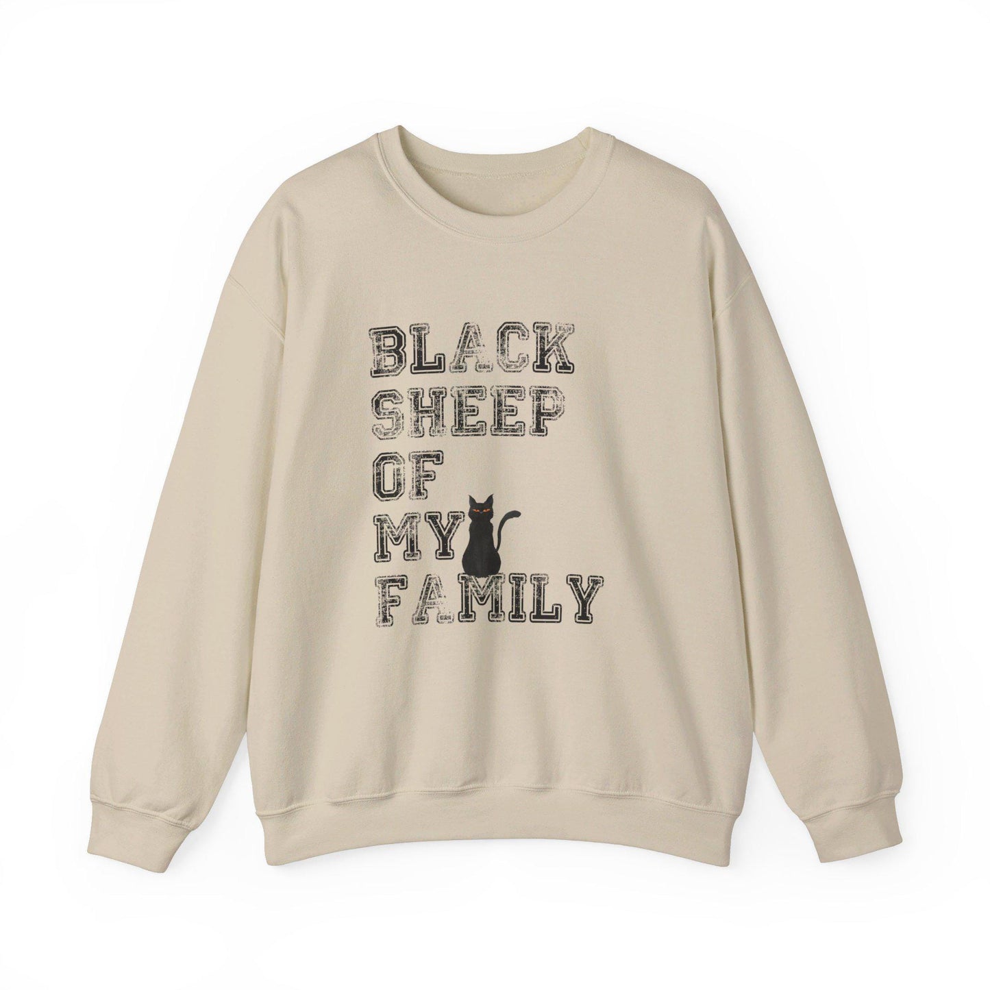 Black Sheep Of My Family Crewneck sSweatshirt,Halloween Sweatshirt,Halloween Apparel, Cozy Halloween sweatshirt,Trick Or Treat shirt, Retro