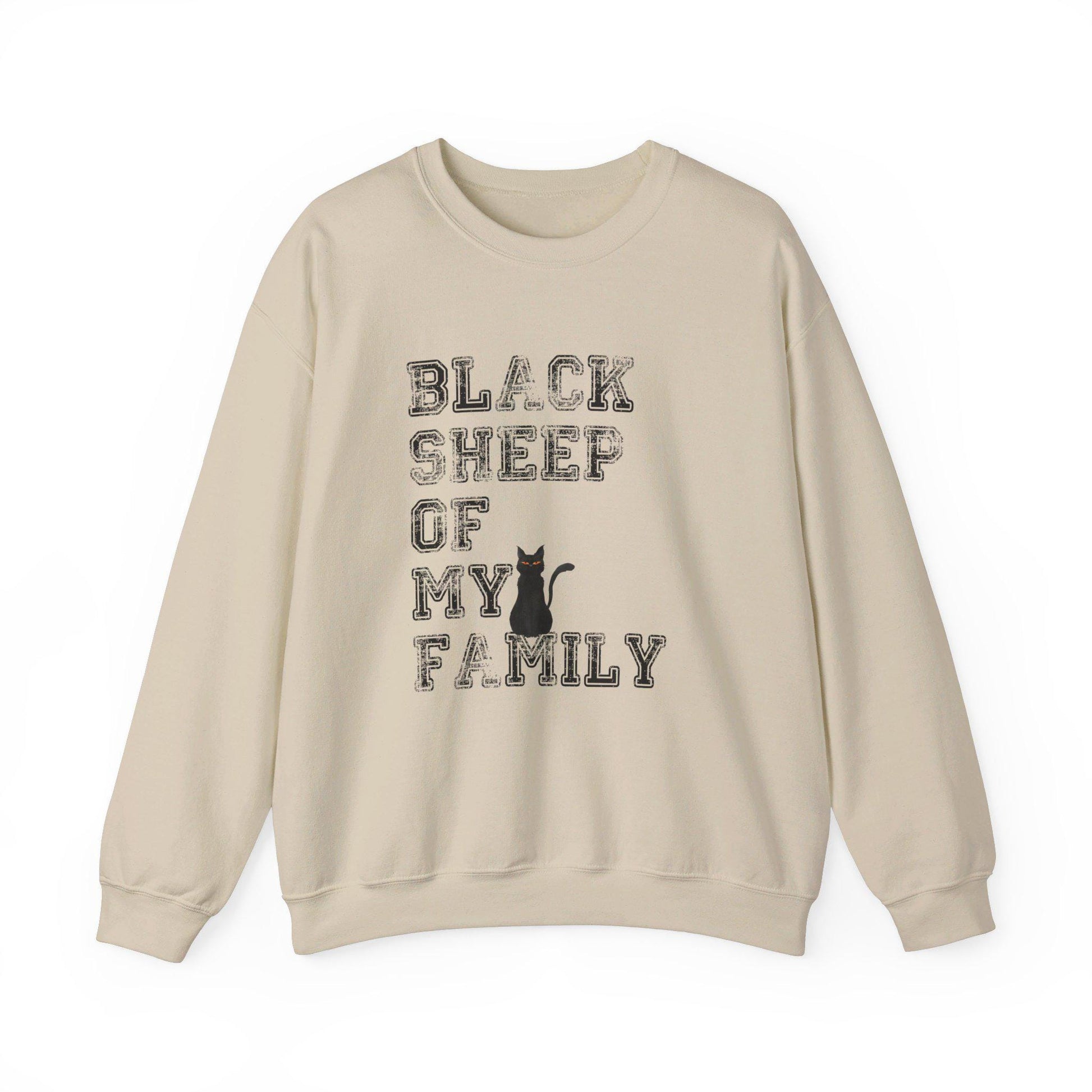 Black Sheep Of My Family Crewneck sSweatshirt,Halloween Sweatshirt,Halloween Apparel, Cozy Halloween sweatshirt,Trick Or Treat shirt, Retro