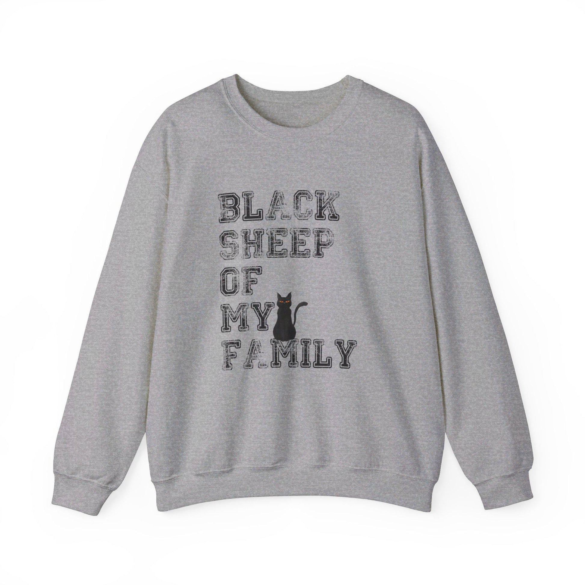 Black Sheep Of My Family Crewneck sSweatshirt,Halloween Sweatshirt,Halloween Apparel, Cozy Halloween sweatshirt,Trick Or Treat shirt, Retro