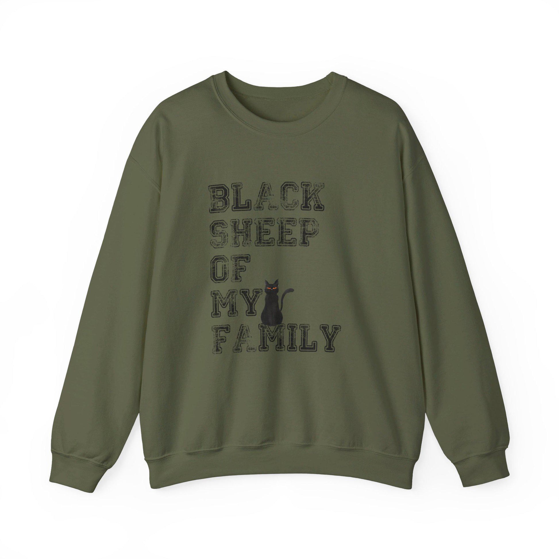 Black Sheep Of My Family Crewneck sSweatshirt,Halloween Sweatshirt,Halloween Apparel, Cozy Halloween sweatshirt,Trick Or Treat shirt, Retro