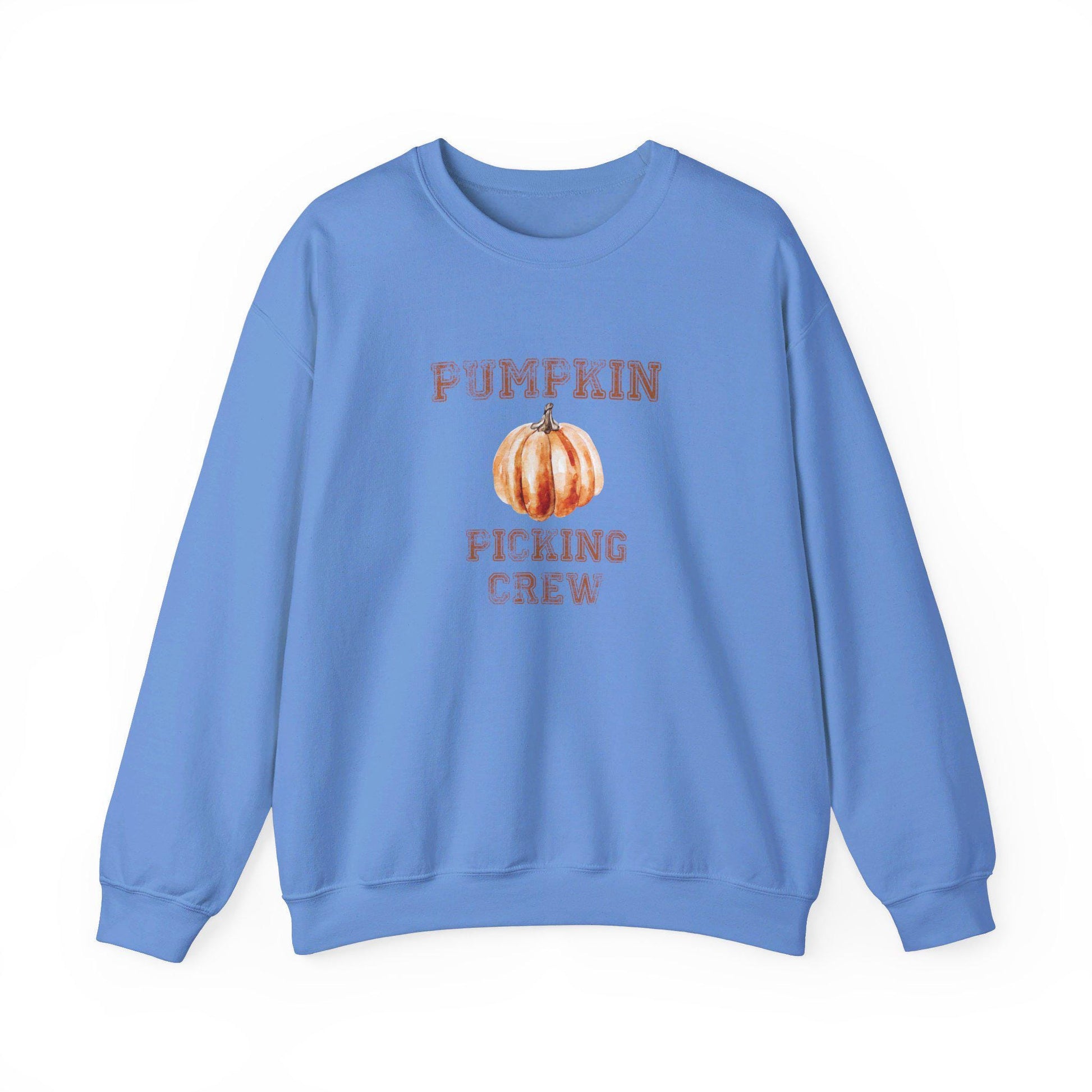 Pumpkin Picking Crew Crewneck Sweatshirt,Family Halloween Sweatshirt, Halloween apparel ,Group Halloween sweatshirt,Trick or treat shirt