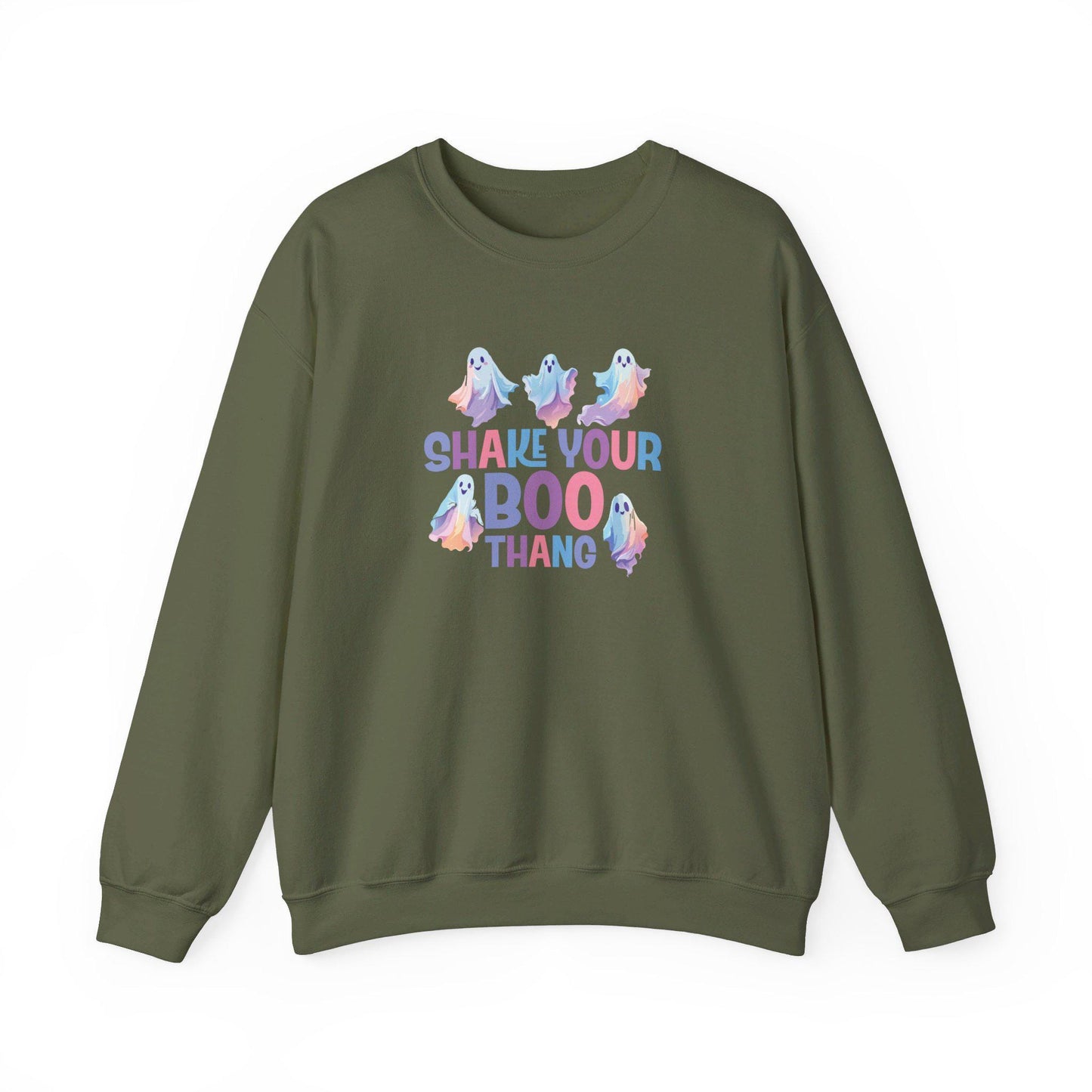 Shake Your Boo Thang Crewneck Sweatshirt,Halloween Sweatshirt, Halloween apparel, CozyHalloween sweatshirt,Trick or treat shirt,Retro Pastel