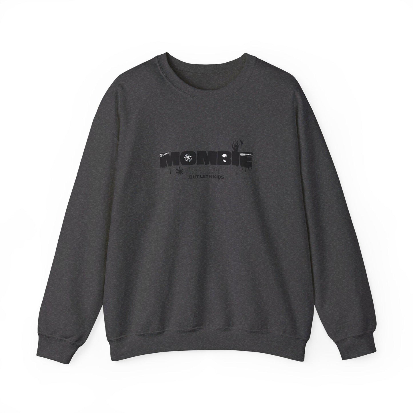 MOMBIE Like A Zombie but with Kids Crewneck Sweatshirt,Halloween Sweatshirt,Halloween apparel,CozyHalloween sweatshirt,Trick or treat shirt