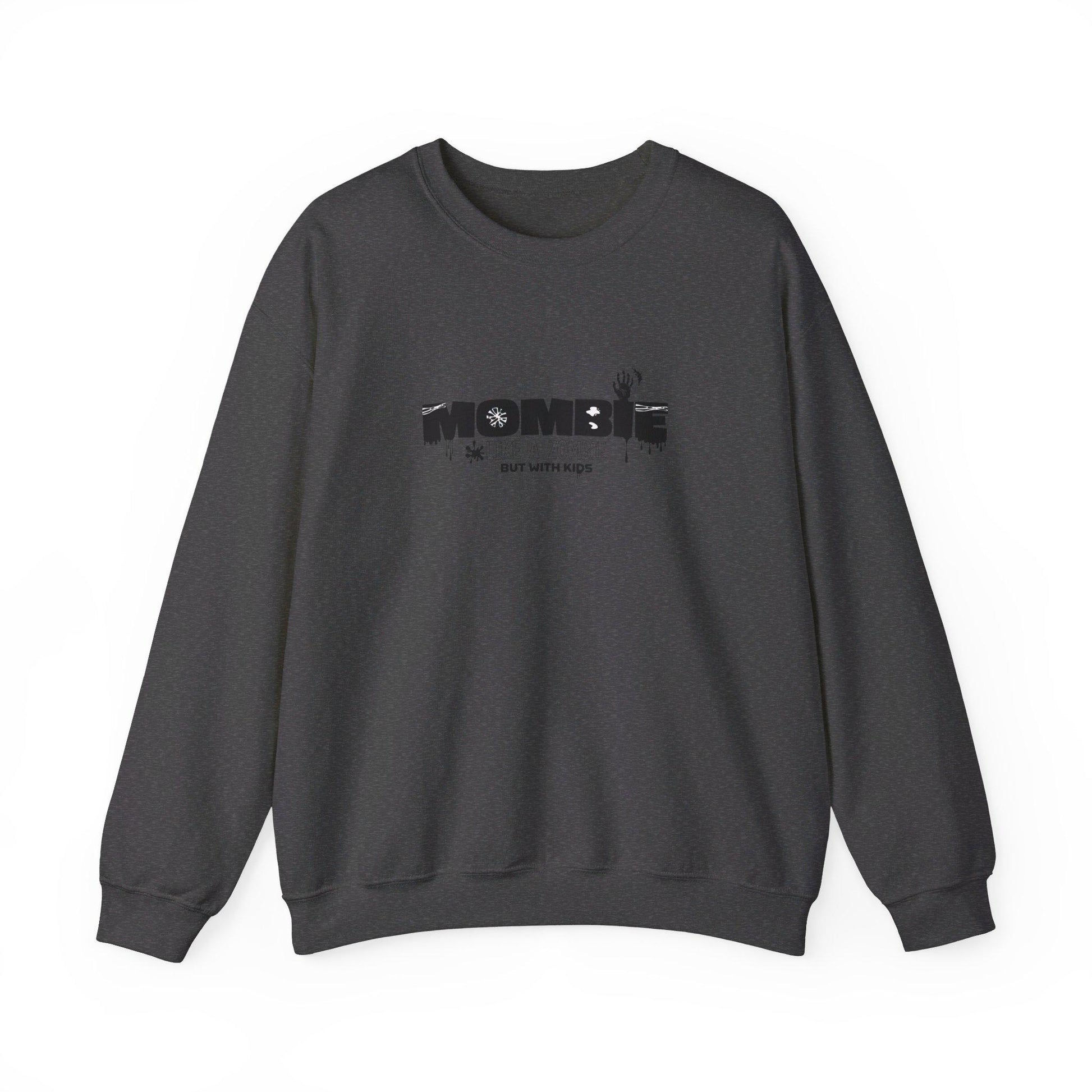 MOMBIE Like A Zombie but with Kids Crewneck Sweatshirt,Halloween Sweatshirt,Halloween apparel,CozyHalloween sweatshirt,Trick or treat shirt
