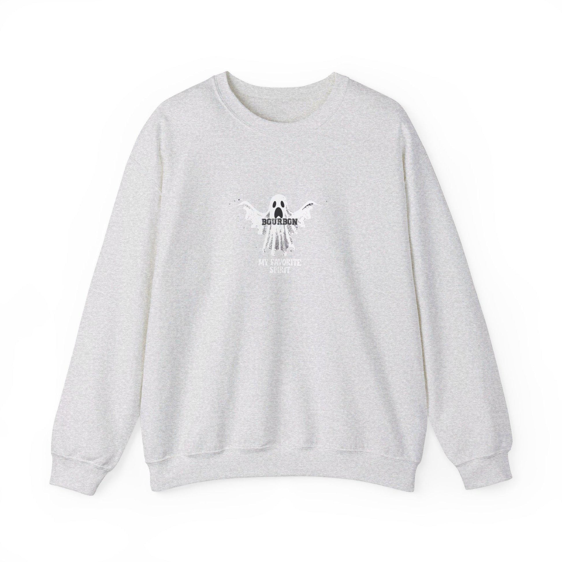 Bourbon My Favorite SPIRIT Crewneck Sweatshirt,Halloween Sweatshirt, Halloween apparel, Cozy Halloween sweatshirt,Trick or treat shirt,Retro
