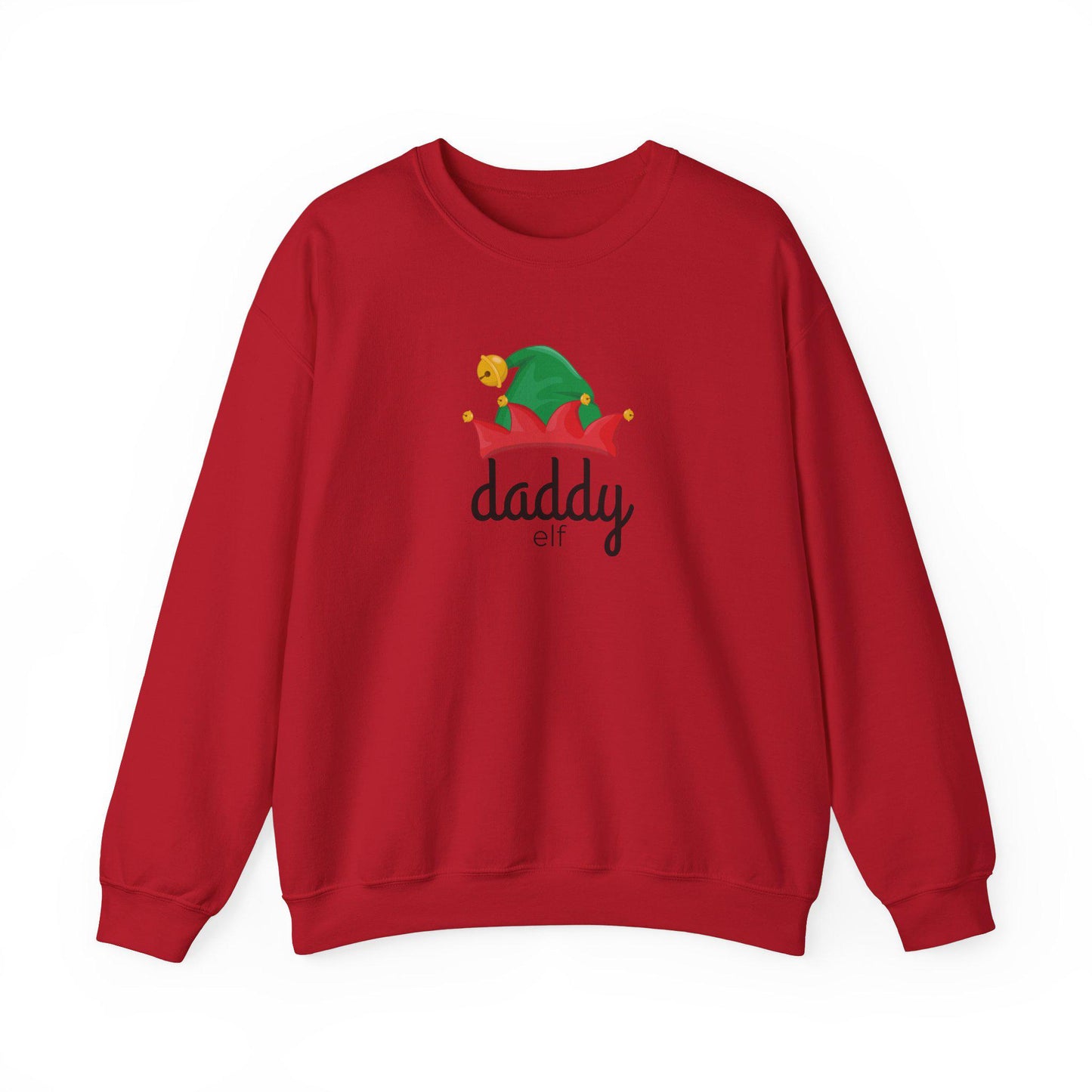 Daddy Elf Family Christmas Sweatshirt, Matching Xmas Shirts for Mom, Dad, Kids, Holiday Apparel, Festive Outfit