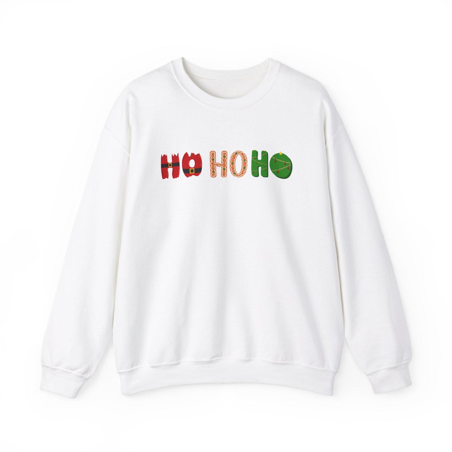 Ho Ho Ho Family Christmas Crewneck Sweatshirt! Unisex holiday crewneck, Christmas morning outfit,Cute Christmas gift,Family photo sweatshirt