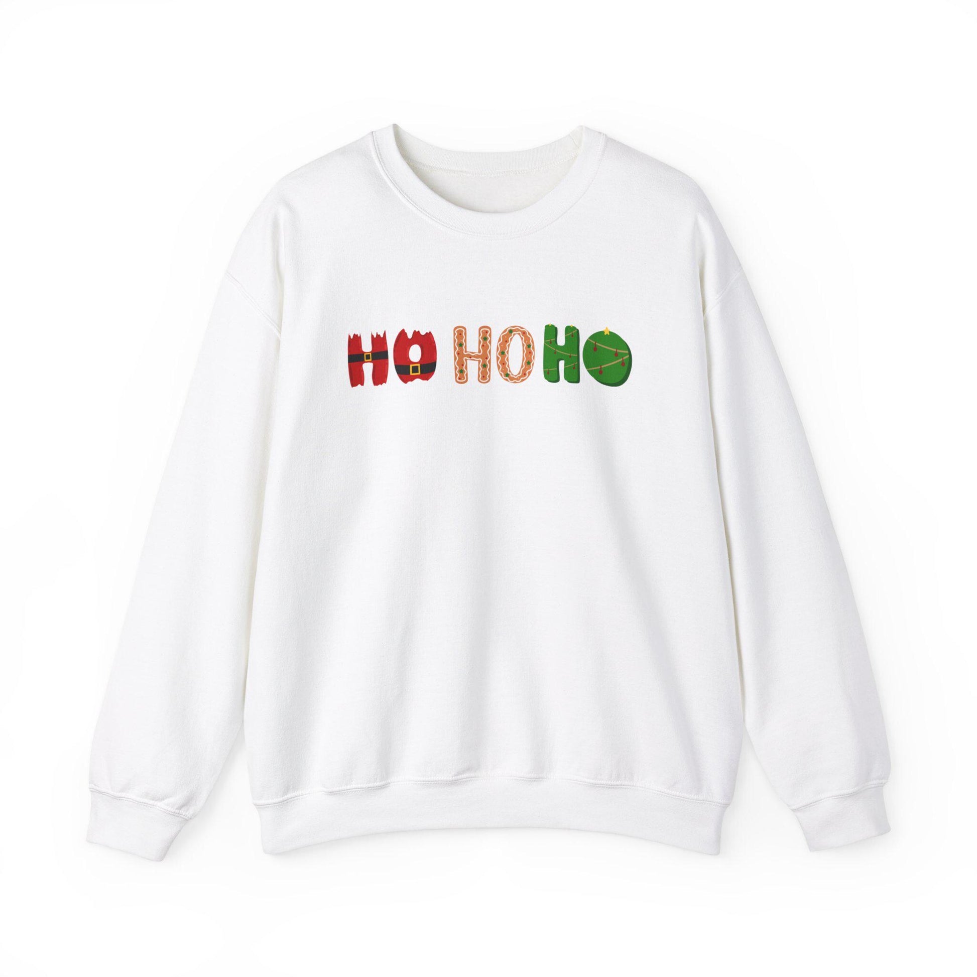Ho Ho Ho Family Christmas Crewneck Sweatshirt! Unisex holiday crewneck, Christmas morning outfit,Cute Christmas gift,Family photo sweatshirt