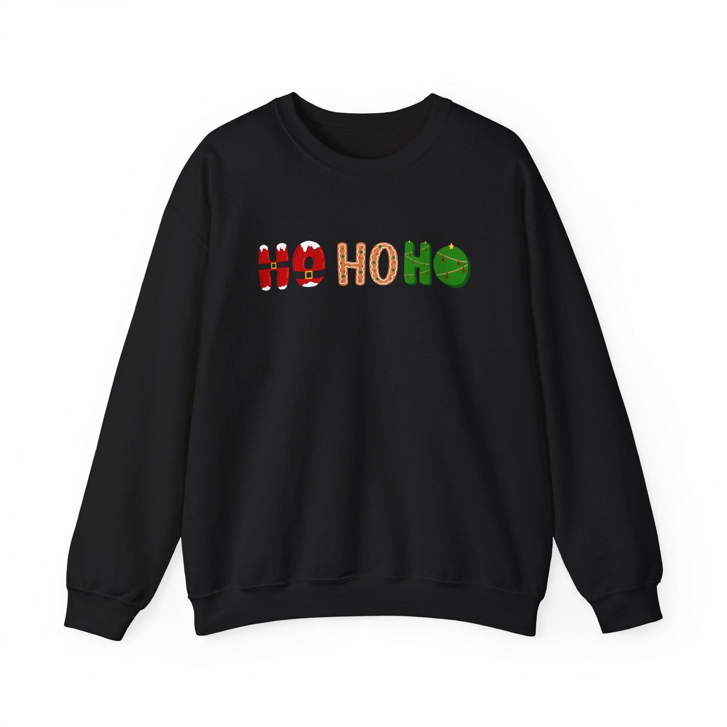Ho Ho Ho Family Christmas Crewneck Sweatshirt! Unisex holiday crewneck, Christmas morning outfit,Cute Christmas gift,Family photo sweatshirt