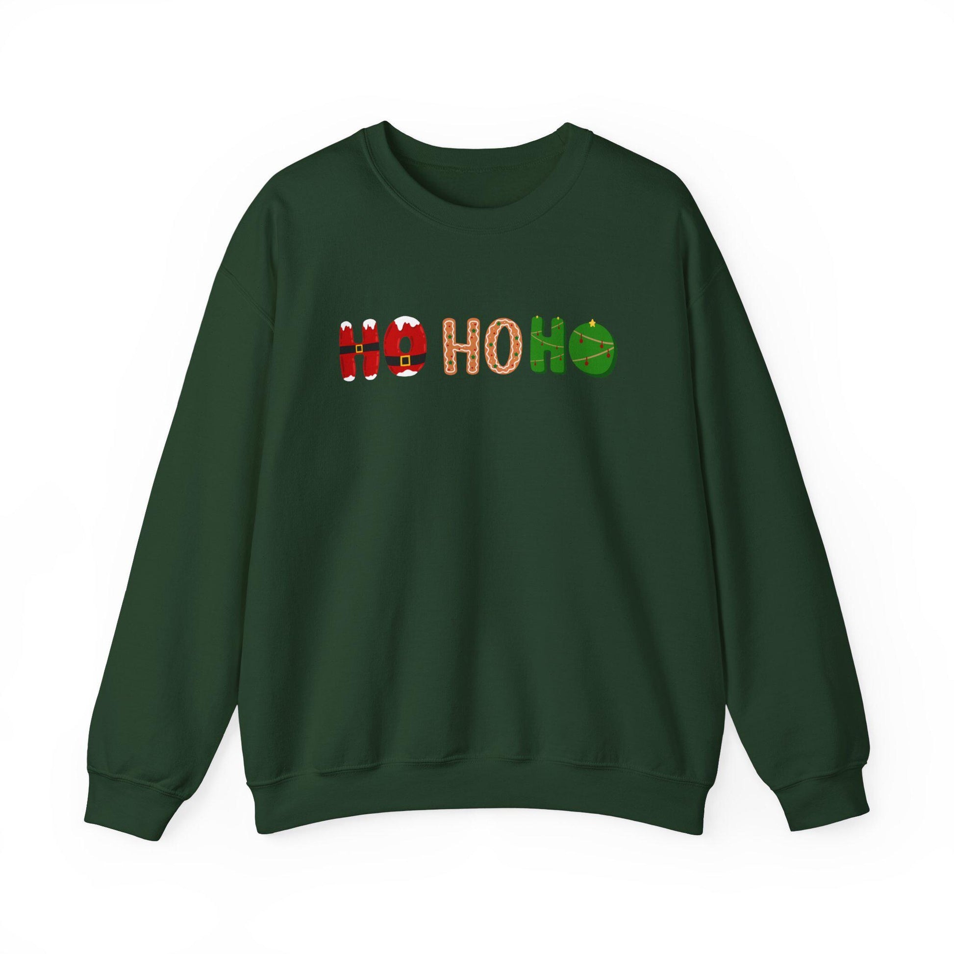 Ho Ho Ho Family Christmas Crewneck Sweatshirt! Unisex holiday crewneck, Christmas morning outfit,Cute Christmas gift,Family photo sweatshirt