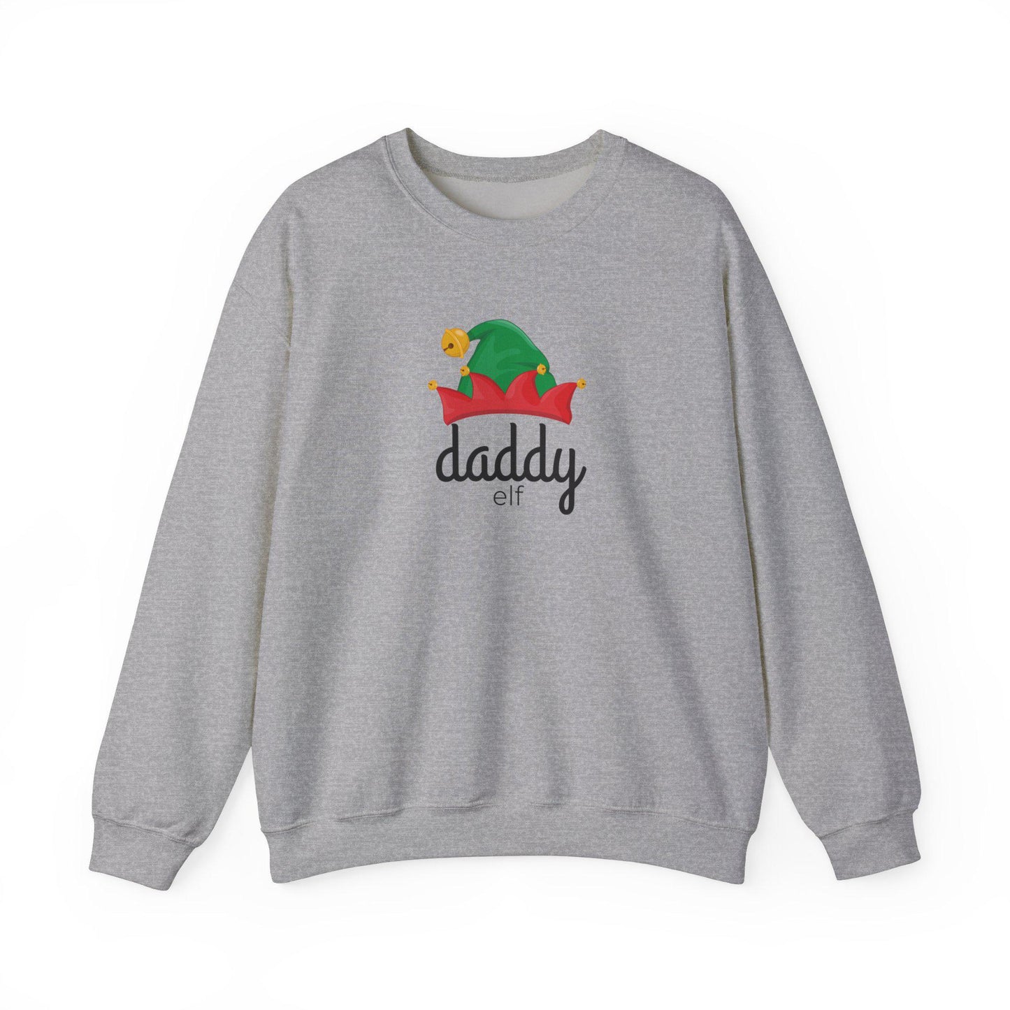 Daddy Elf Family Christmas Sweatshirt, Matching Xmas Shirts for Mom, Dad, Kids, Holiday Apparel, Festive Outfit
