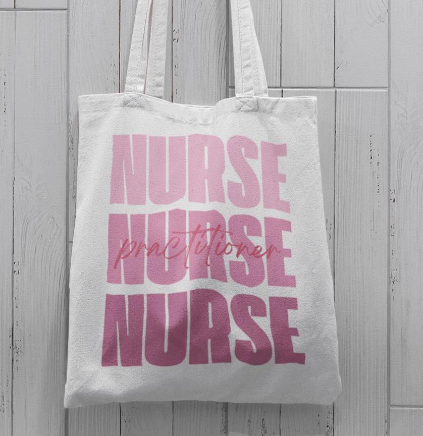 Nurse Practitioner Tote Bag - Medical Professional Gift, Healthcare Worker Appreciation, RN Student Bag, Nurse Graduation Gift, Hospital