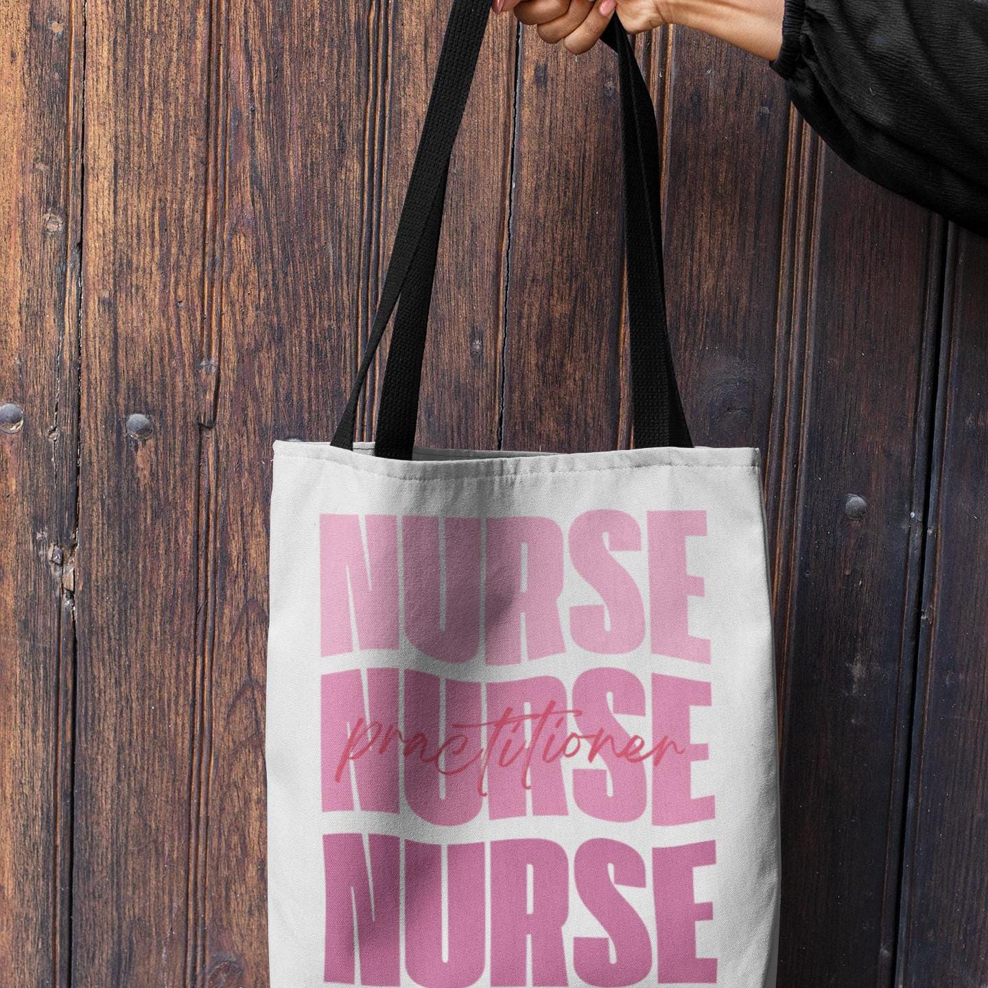 Nurse Practitioner Tote Bag - Medical Professional Gift, Healthcare Worker Appreciation, RN Student Bag, Nurse Graduation Gift, Hospital