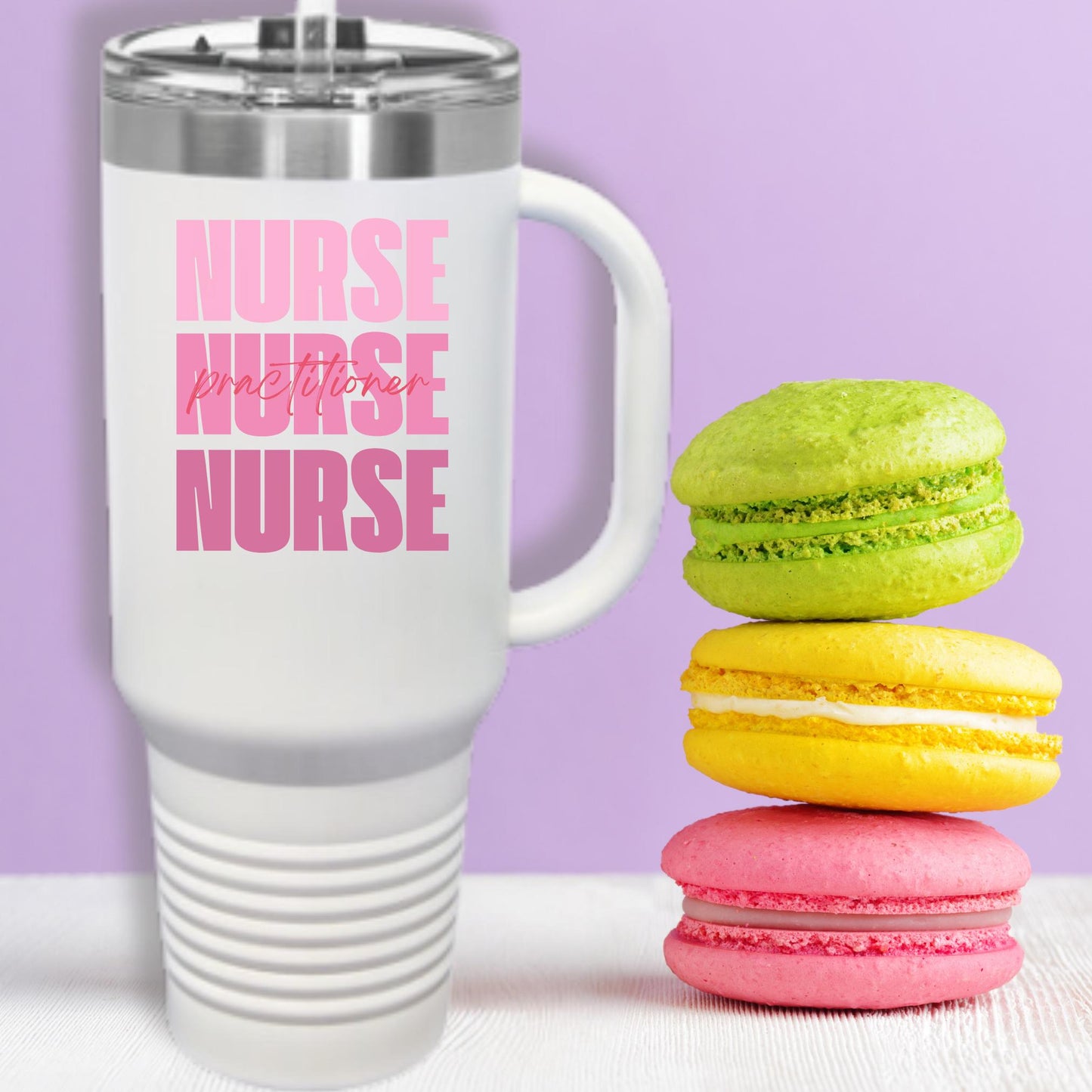 Nurse Practitioner Travel Mug, 40oz Insulated Travel Cup for Nursing Student, RN Graduation Gift, Medical Professional Appreciation,