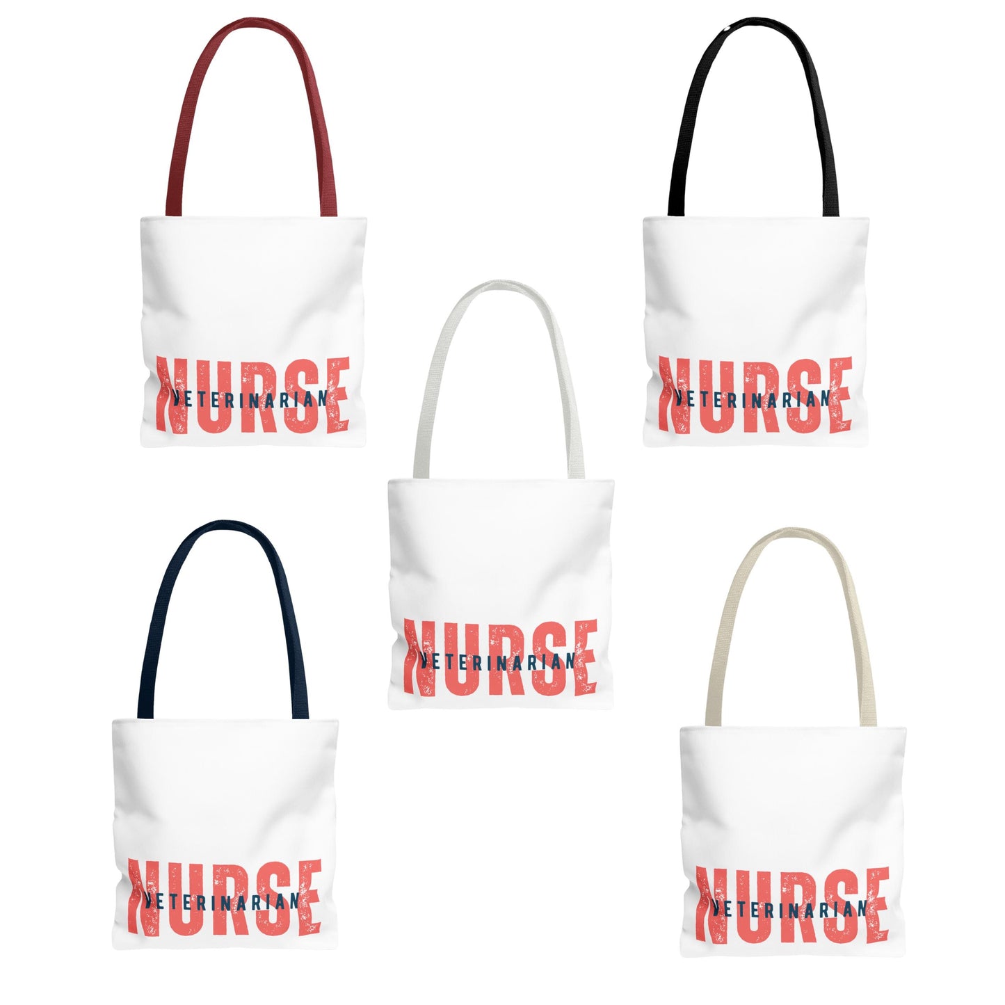 Veterinarian Nurse Tote Bag, Animal Lover Gift, Canvas Handbag, Veterinary Student Gift, Pet Care Tote, Nurse Appreciation Bag