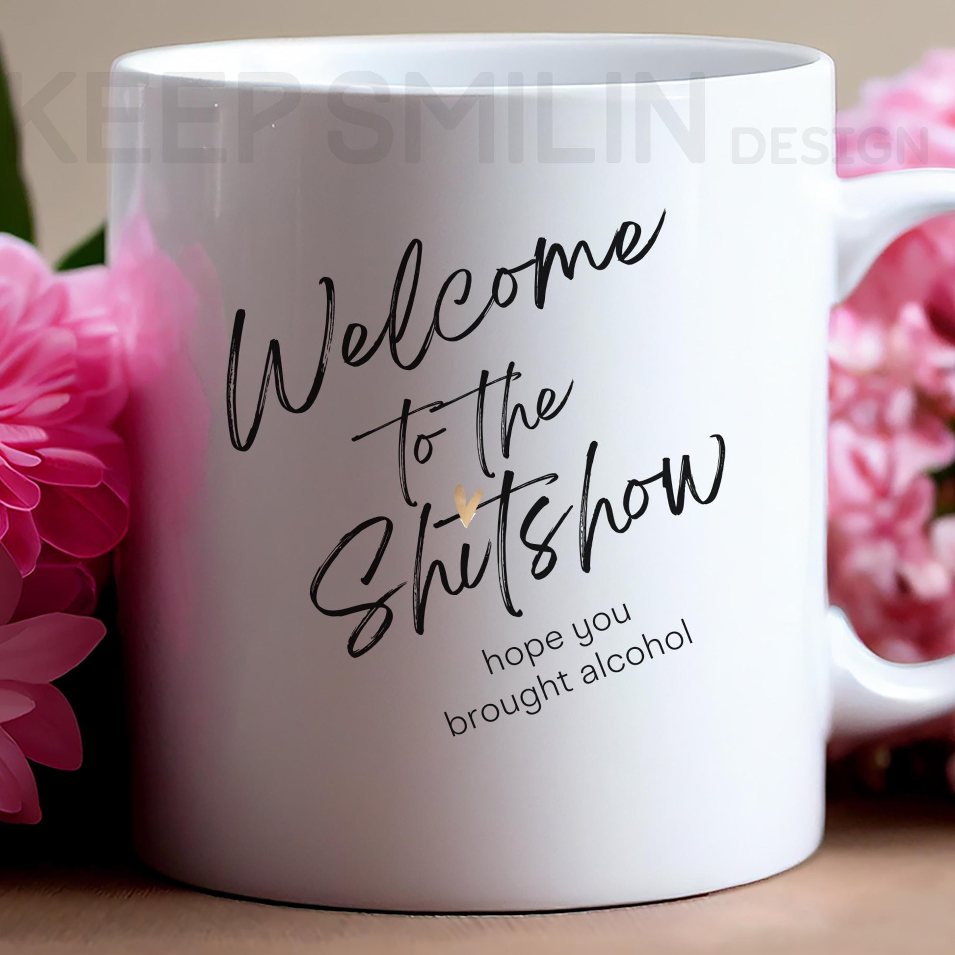 Shit Show Gift, Funny Ceramic Mug, Sarcastic Coffee Cup, Welcome to the Shit Show Mug, Alcohol Lover Gift, 11oz 15oz Cup
