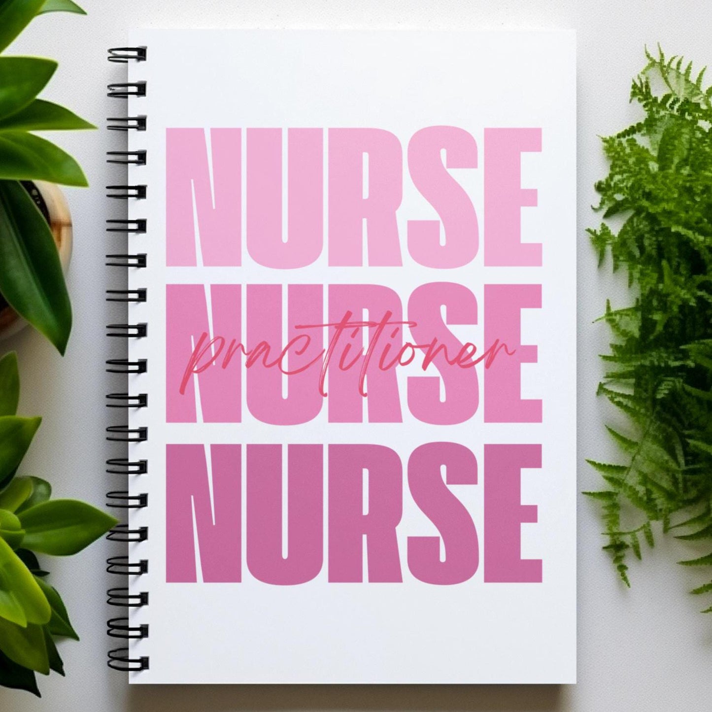 Nurse Practitioner Journal - Spiral Notebook Ruled Line, Medical Student Diary, Healthcare Graduation Gift, Doctor Notebook, Nursing School