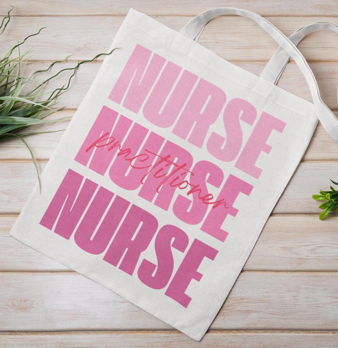Nurse Practitioner Tote Bag - Medical Professional Gift, Healthcare Worker Appreciation, RN Student Bag, Nurse Graduation Gift, Hospital