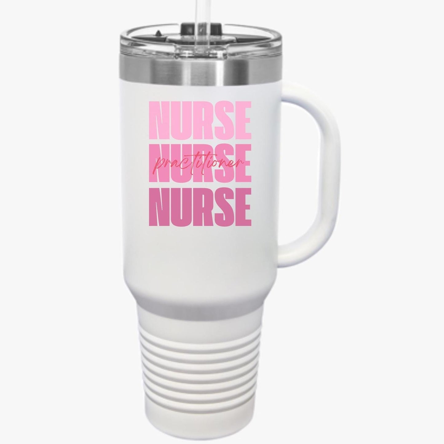 Nurse Practitioner Travel Mug, 40oz Insulated Travel Cup for Nursing Student, RN Graduation Gift, Medical Professional Appreciation,