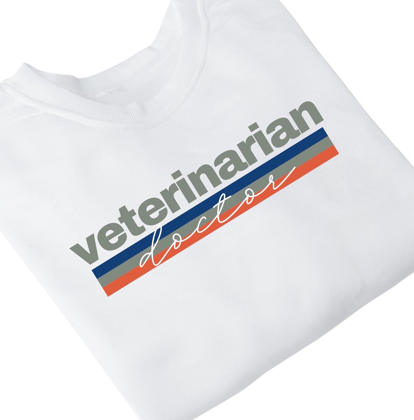 Veterinarian Doctor Crewneck Sweatshirt - Animal Lover Gift, Vet Tech Apparel, Pet Doctor Jumper, Vet Clinic Uniform, Veterinary Office