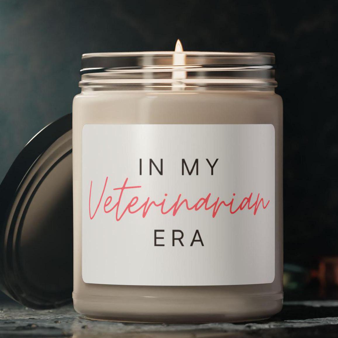 Soy Candle, Veterinarian Era Theme, 9oz, 3 Scents, Relaxation Gift, Aromatherapy Candle, Home Decor Gift, Holiday Gift, Pet Lover Gift