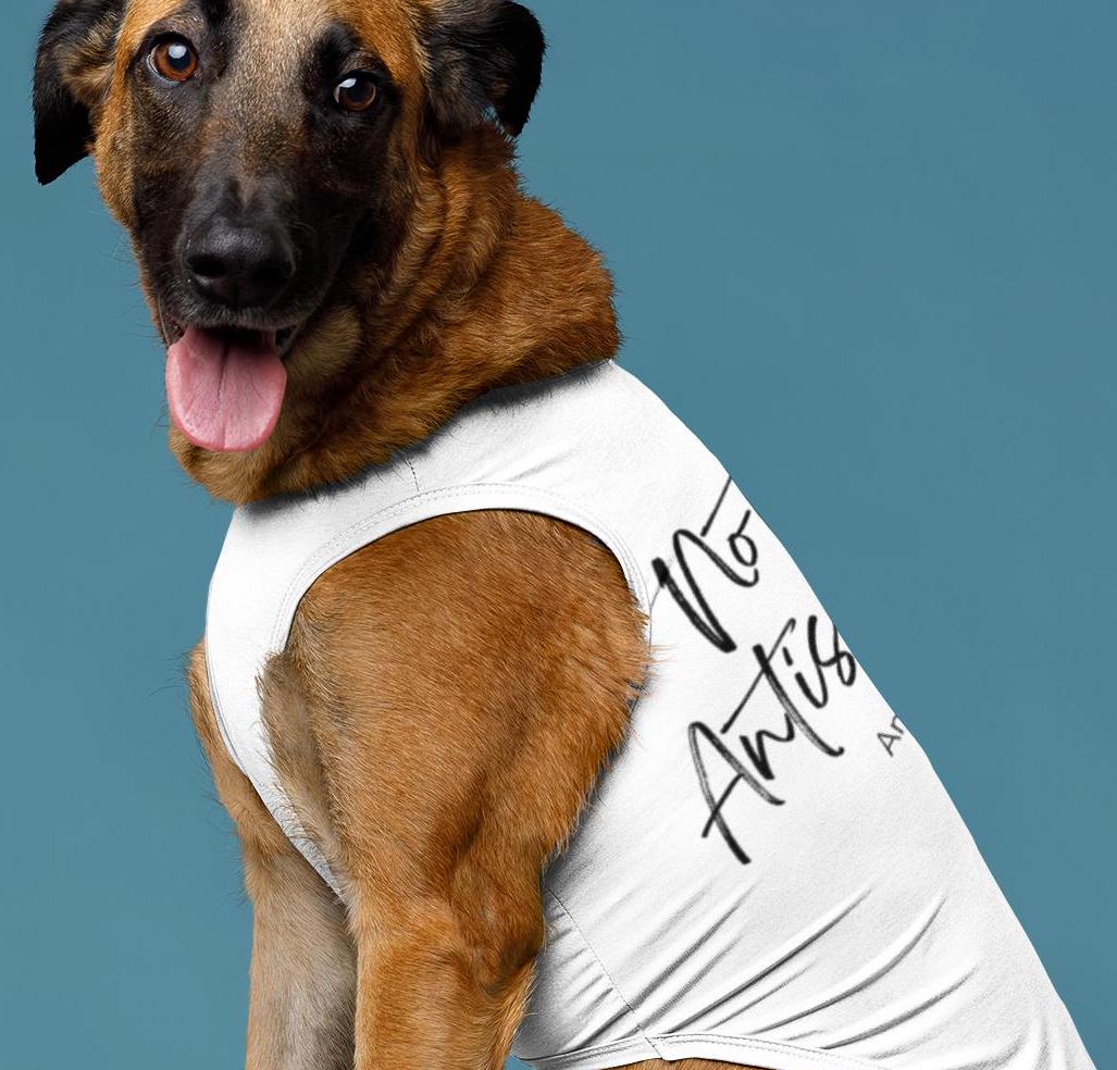 Dog Tank Top, Funny Pet Shirt, Not Antisocial-anti idiot,Dog Lover Gift,Cute Doggie Tee, Quirky Animal Apparel, pet matching shirt,Gift Dog