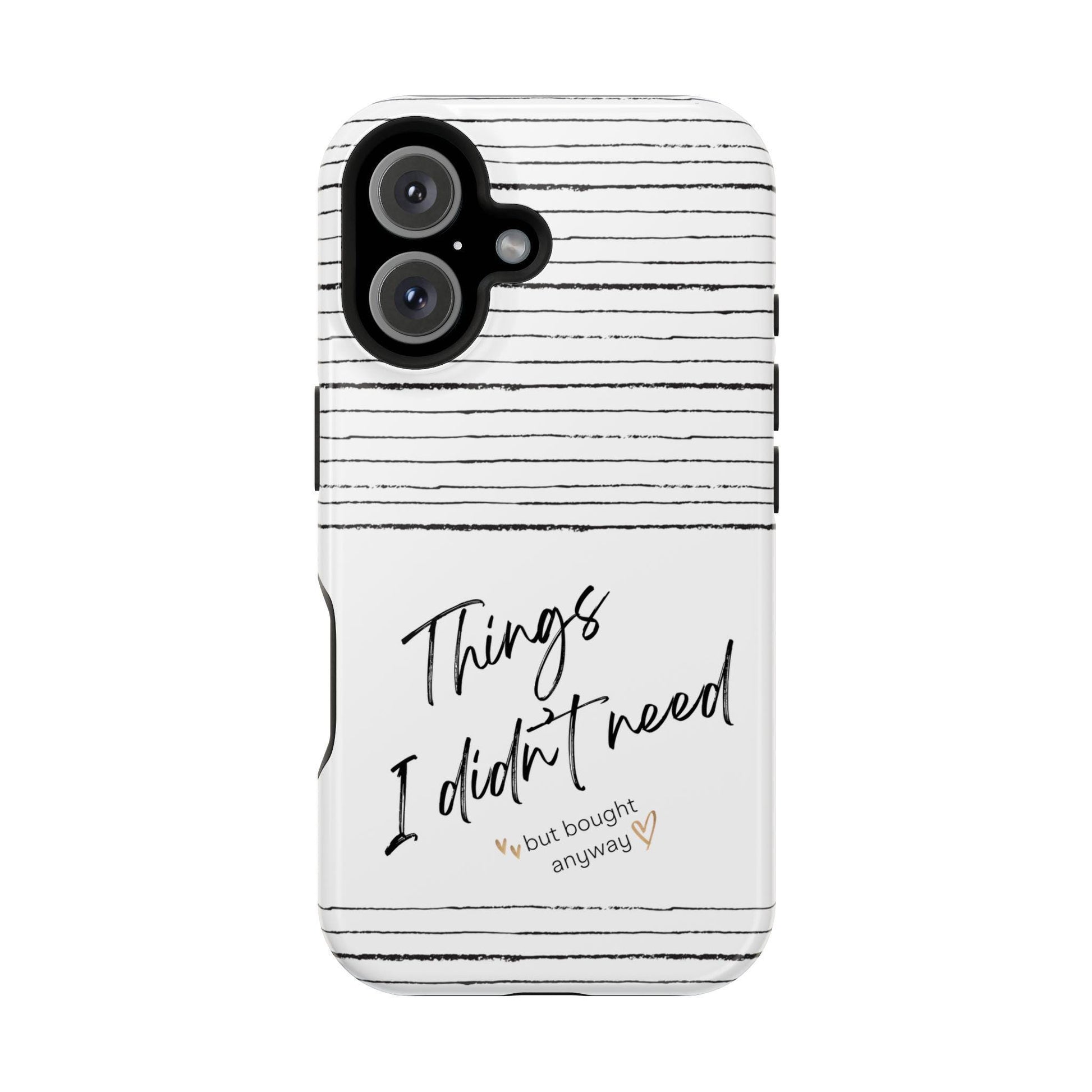 Magnetic Tough Cases, Things I didnt need but bought anyway MAG iPhone Case, Fashionable iPhone Case, Funny iPhone Accessories, Unique Phone