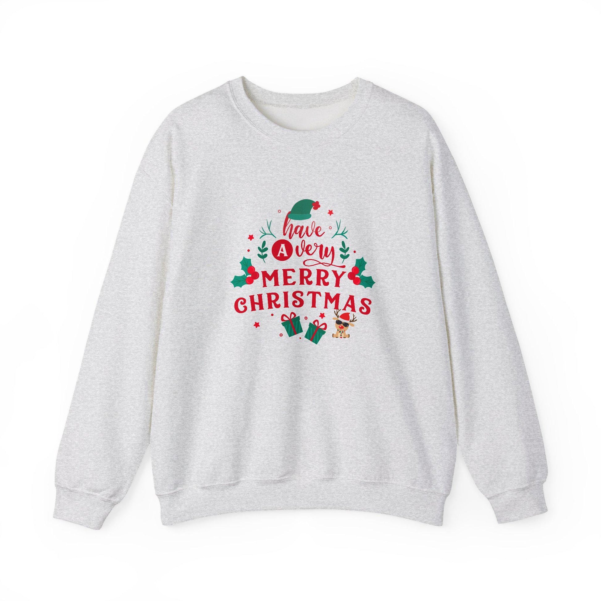 Christmas Crewneck Sweatshirt, Holiday Jumper, Festive Sweatshirt, Xmas Gift, Winter Sweater, Cozy Pullover, Holiday gift Family Matching