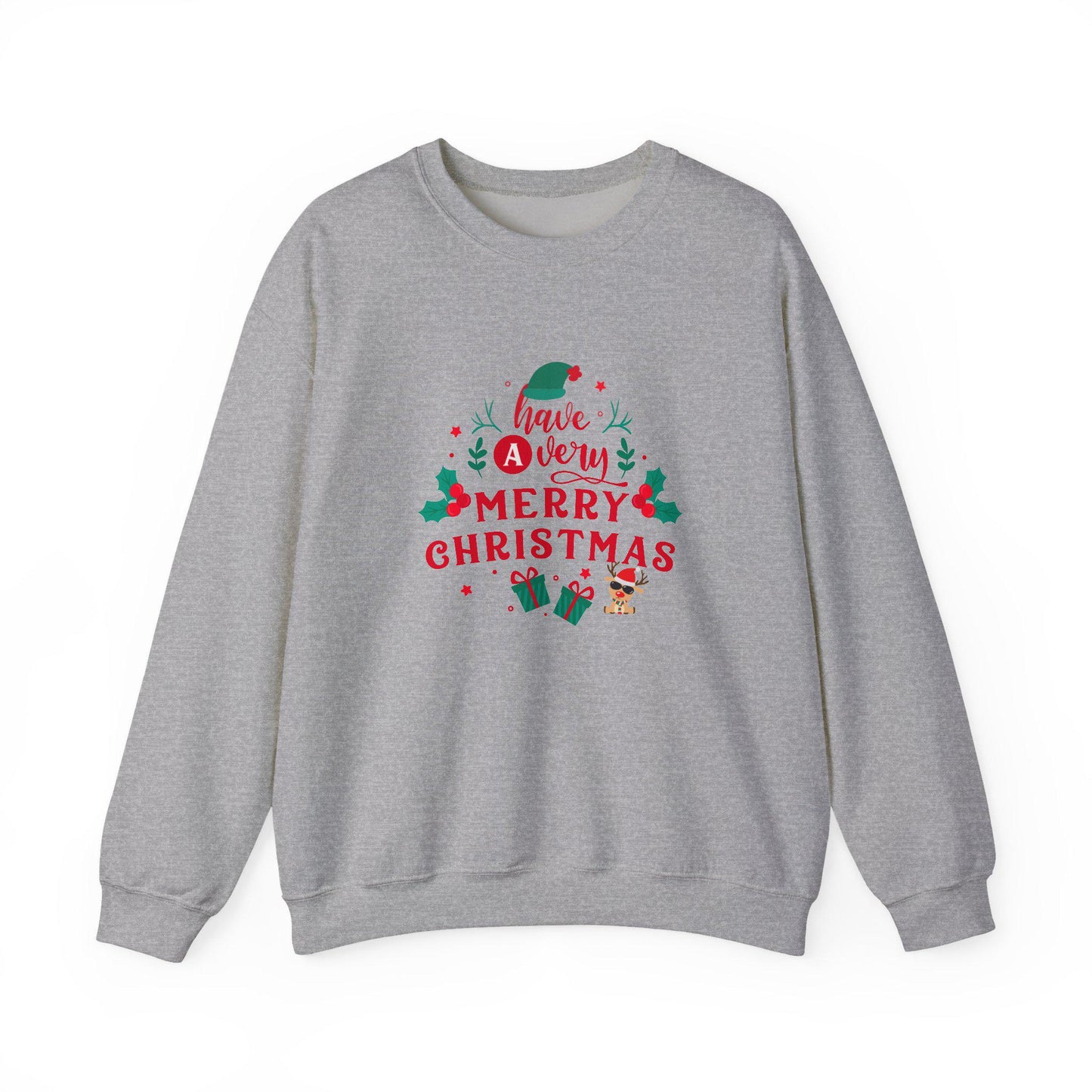 Christmas Crewneck Sweatshirt, Holiday Jumper, Festive Sweatshirt, Xmas Gift, Winter Sweater, Cozy Pullover, Holiday gift Family Matching