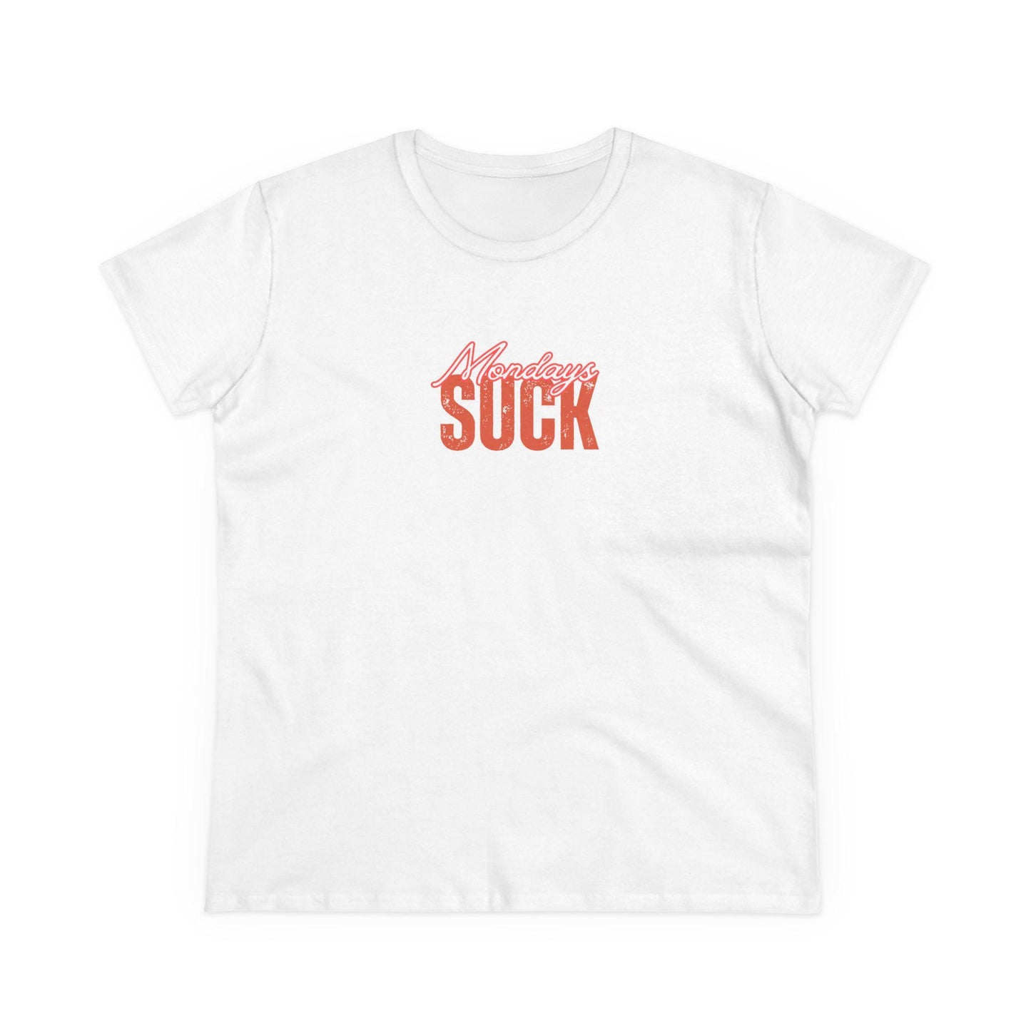 Mondays Suck T-Shirt, Beachwear, Gift for Her, Fun Summer Style, Relaxed Fit,Women's Tee, Gift for her, Breakup Gift,Birthday, Wedding Gift