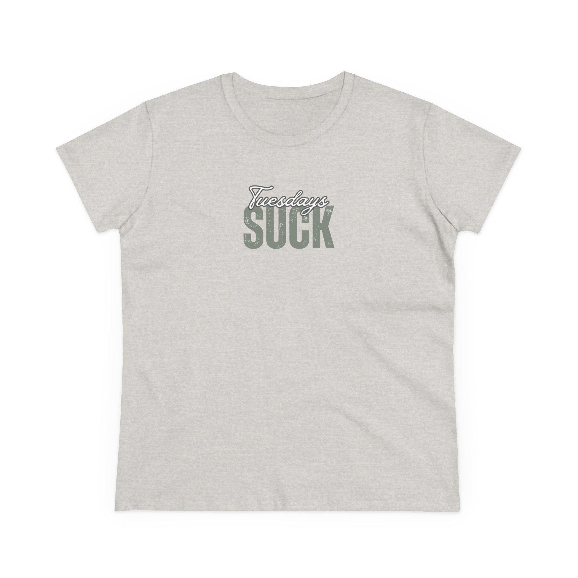 Tuesdays Suck T-Shirt, Beachwear, Gift for Her, Fun Summer Style, Relaxed Fit, Women's Tee, Baby Tee, Gift for her,Breakup gift,Wedding Gift